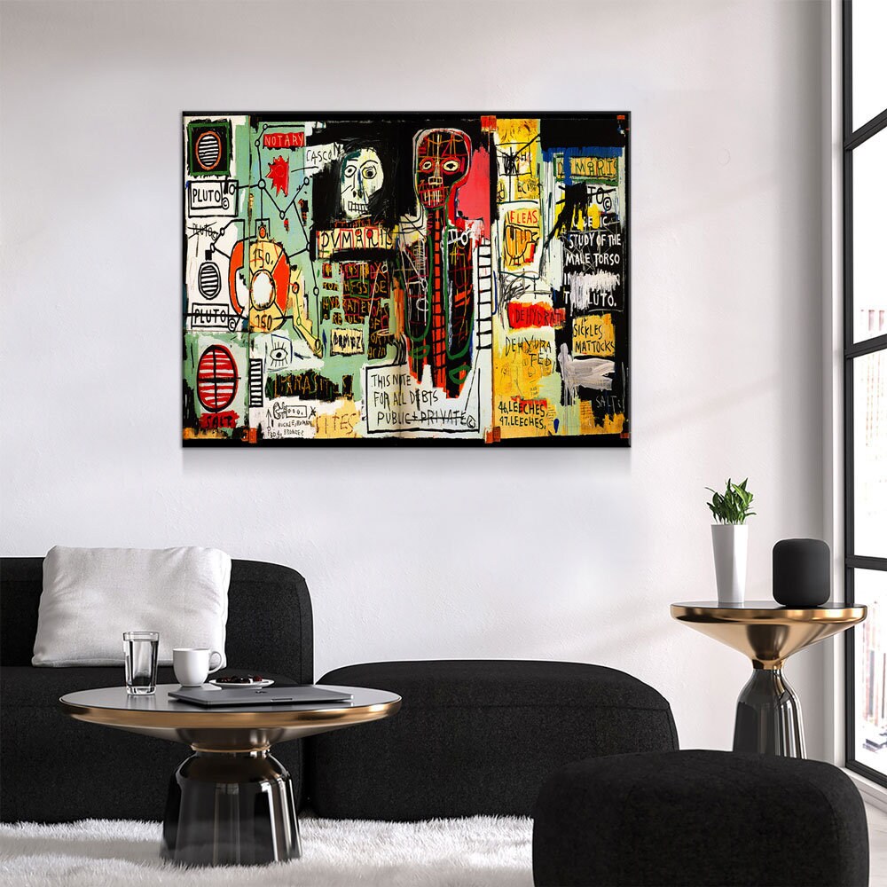 Graffiti Street Art Canvas Wall Art, Abstract Art