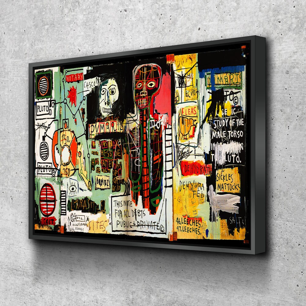 Graffiti Street Art Canvas Wall Art, Abstract Art