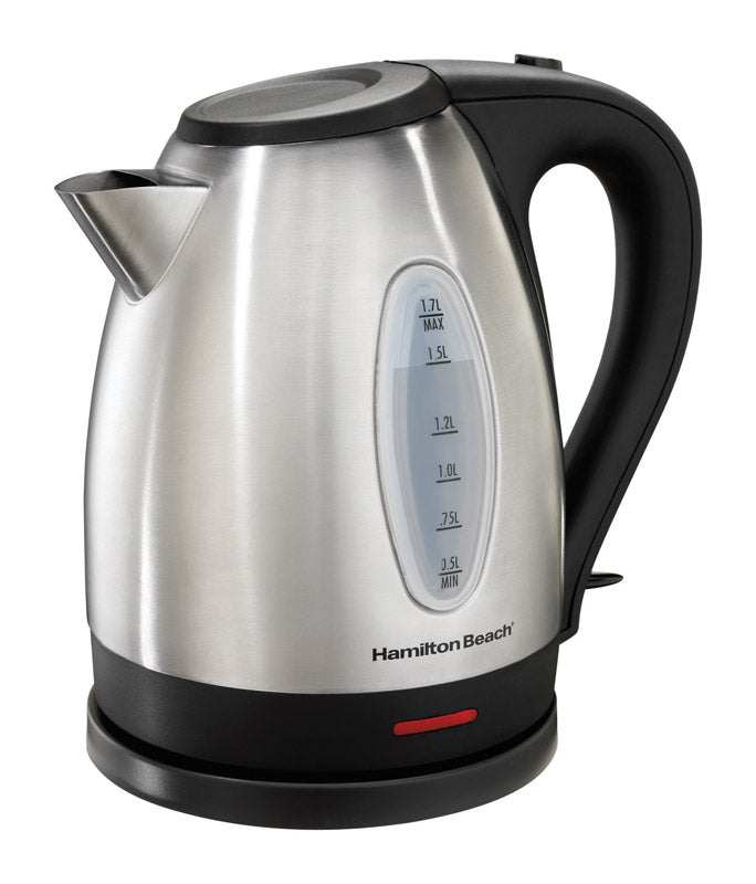 Elec Kettle Blk/Slv1.7Lt (Pack Of 1)