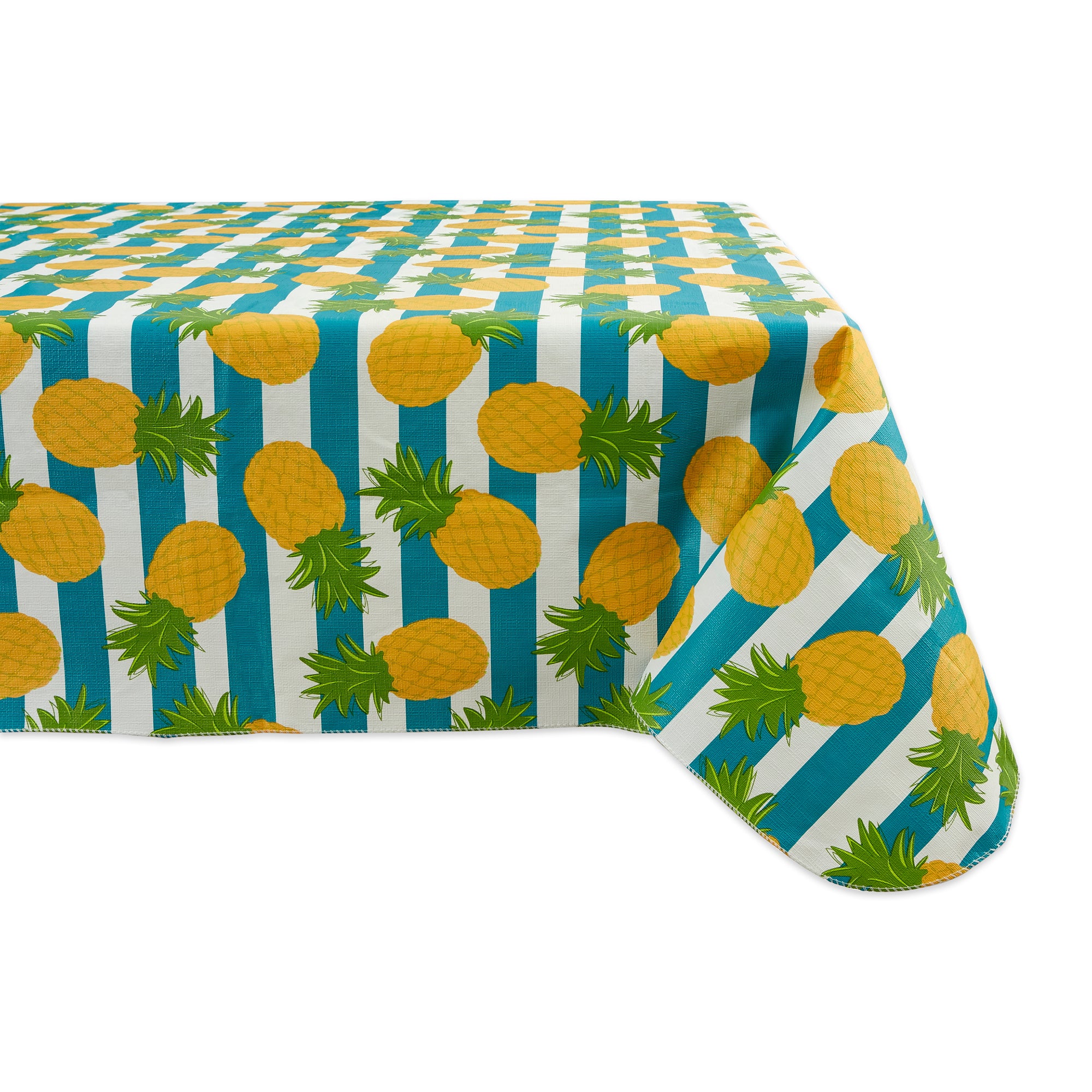 J&M Pineapple Vinyl Tablecloth 60X102