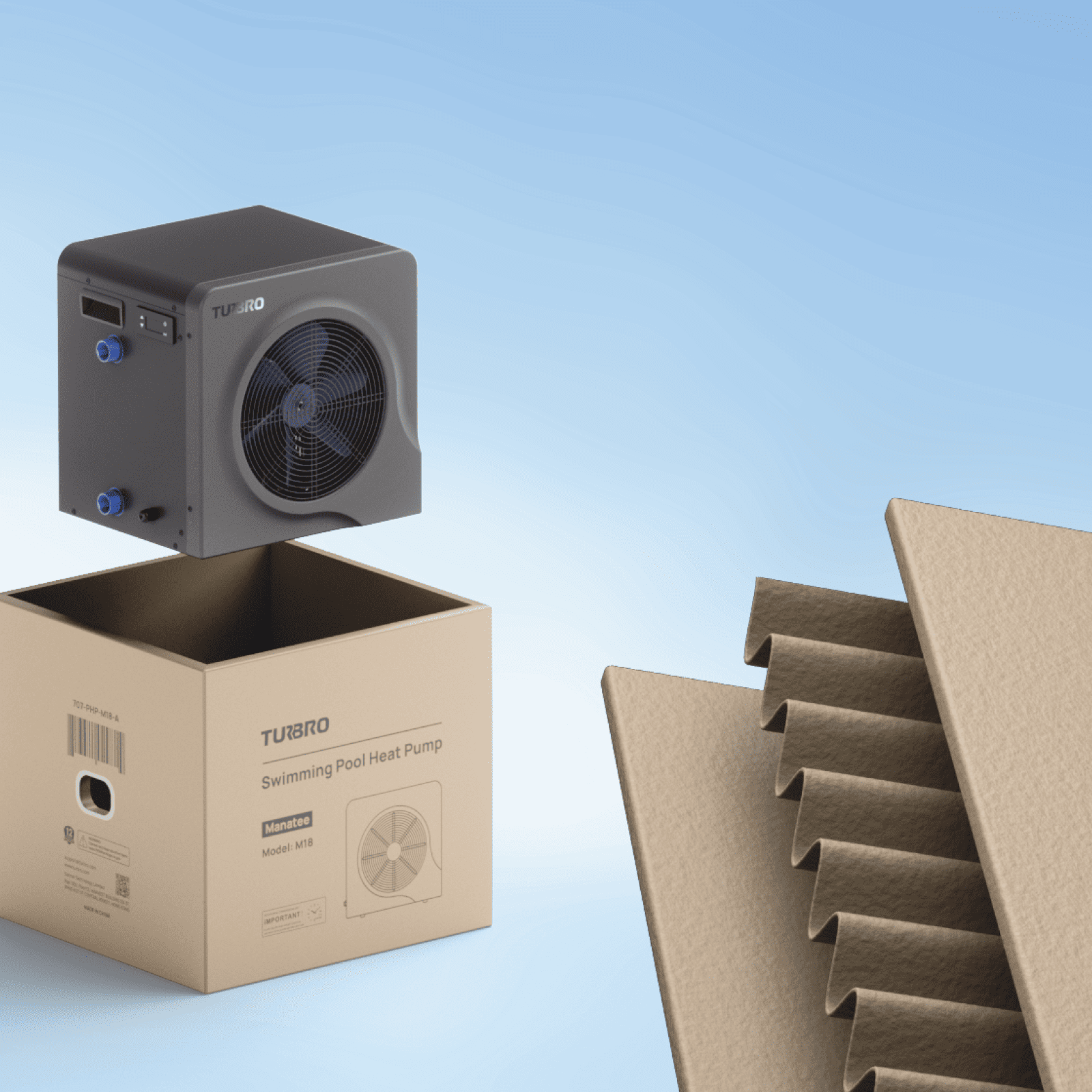 (Open Box) Manatee M18 Swimming Pool Heat Pump