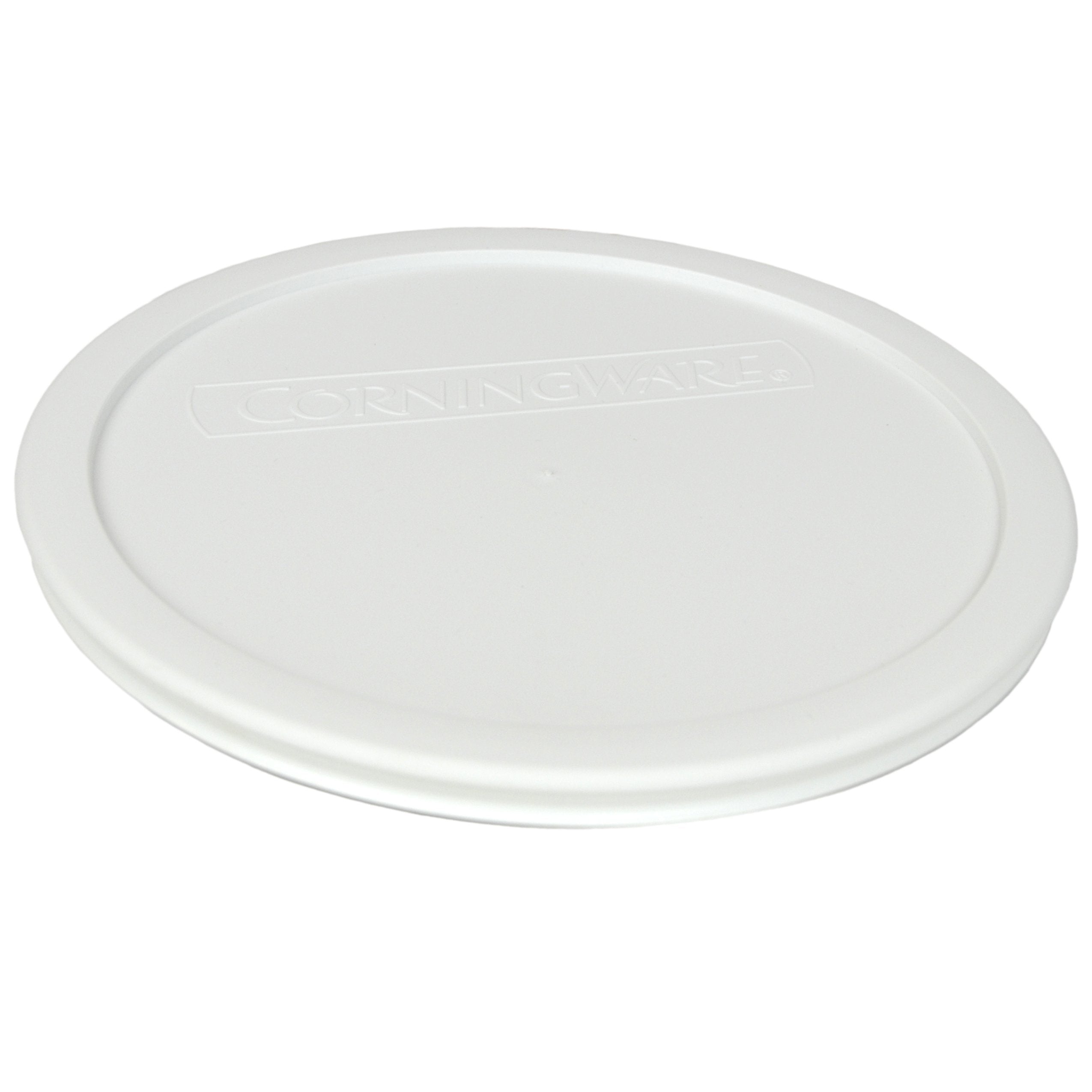 CorningWare F-5-PC French White Round 1.5qt Storage Containers with Plastic Cover (4 Pack)