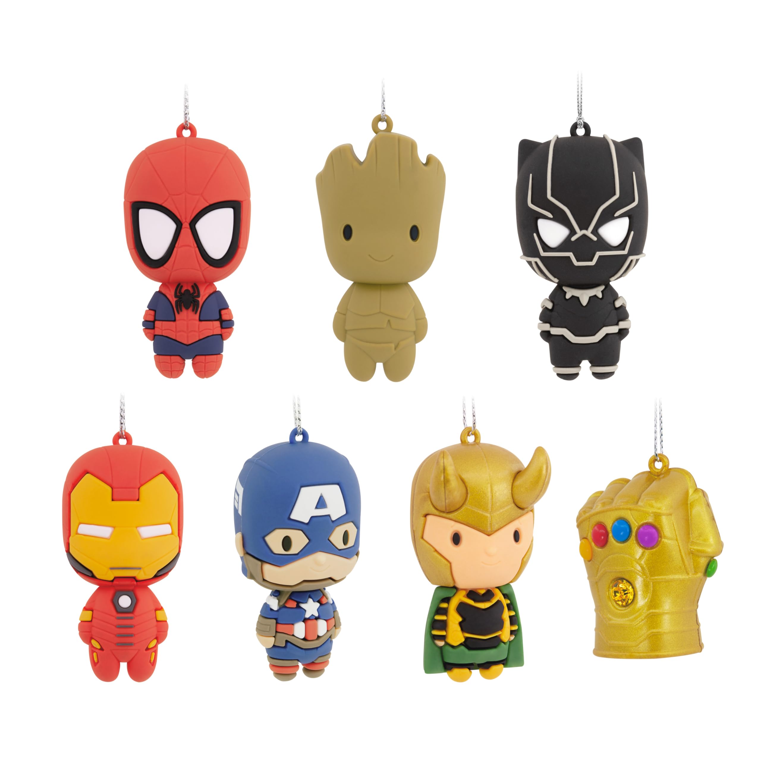 Hallmark Marvel Super Heroes Mystery Christmas Ornaments, Set of 2