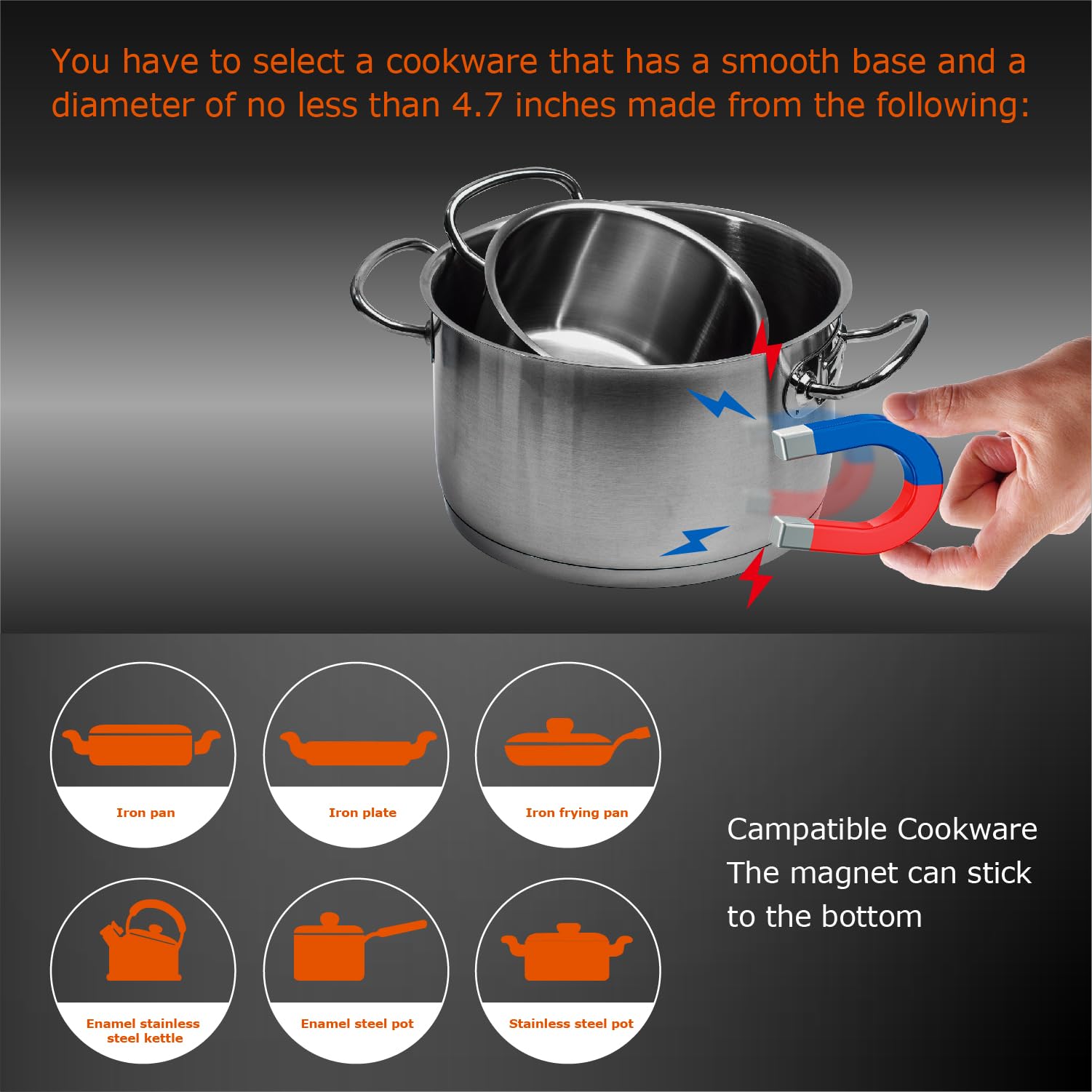 Bigoods 36 Inch Induction Hob Cooktop 5 Burners, Flat Glass Top Electric Stove With Bridge-Sync, 3 Preset Modes Booster, Timer,