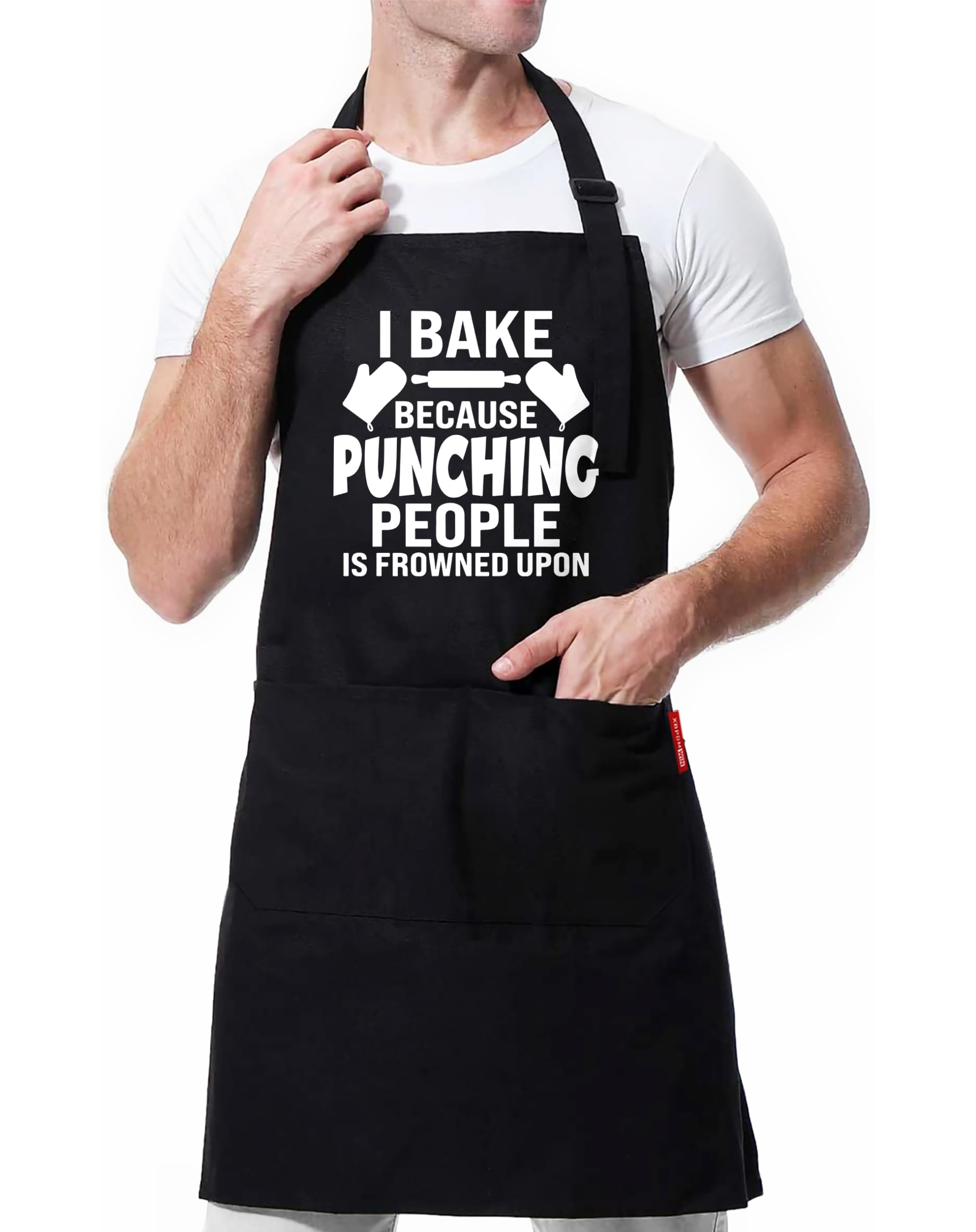 Xbpdmwin Funny Baking Aprons For Women With Pockets  Cute Baking Gifts For Bakers  Cooking Aprons For Women  Baking Gift For