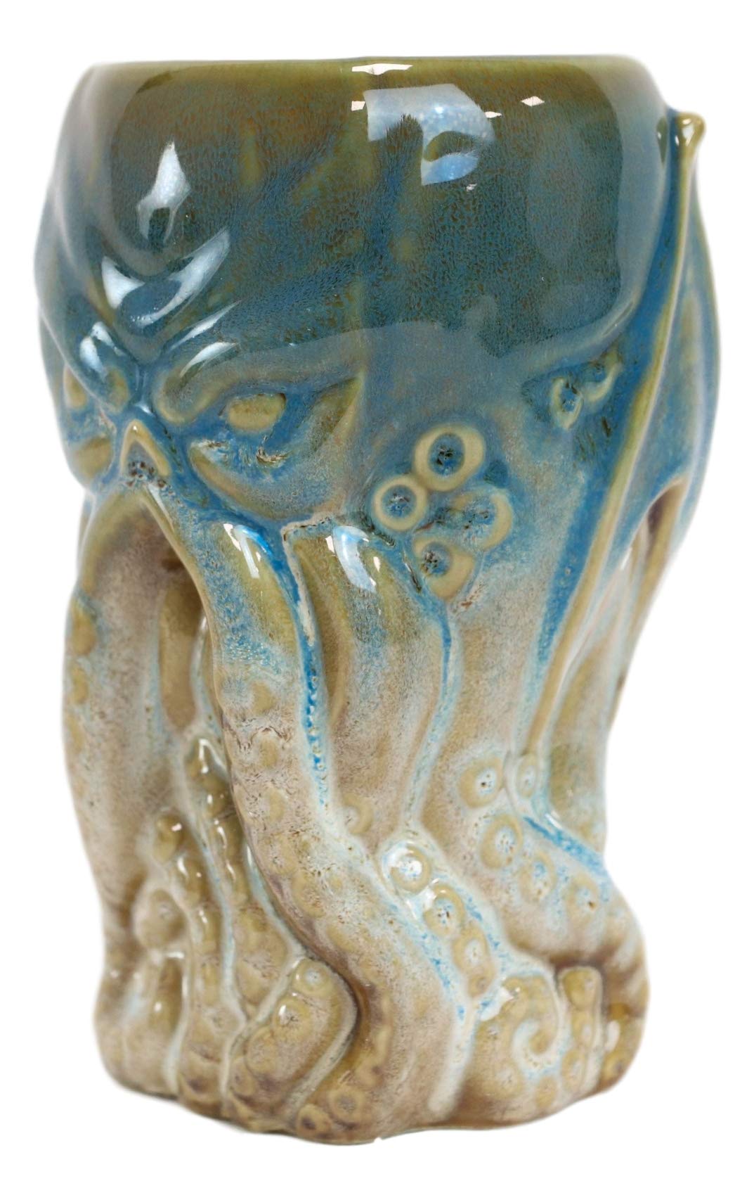 Ebros Nautical Cthulhu Cosmic Monster Giant Octopus Kraken Tall Mug 16Oz Pint Ceramic Drink Beverage Mythical Fantasy Legend Dri