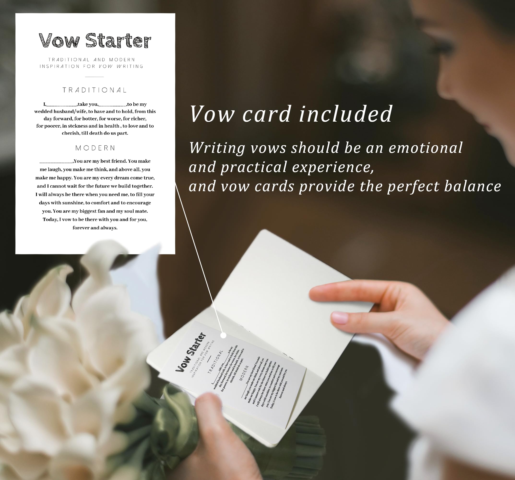 Lssh Gmbh Wedding Vow Books,Original Vow Books His And Hers,Perfect Wedding Essentials For Your Wedding Day,28 Pages,5.5'' X 4''