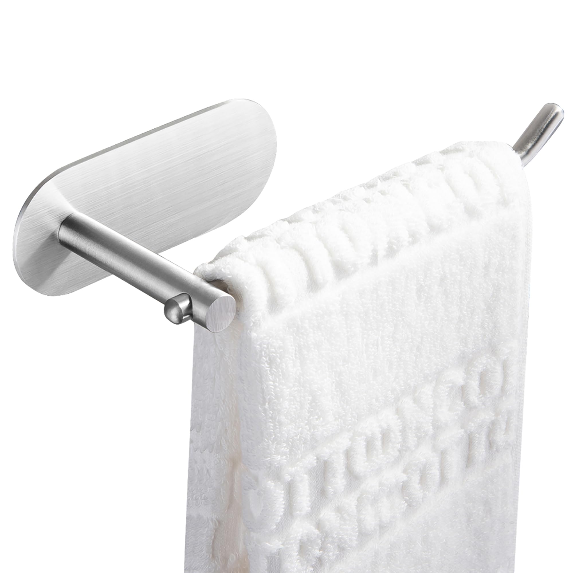 SUNTECH Hand Towel Holder/Towel Ring - Self Adhesive Towel Bar for Kitchen and Bathroom No Drilling