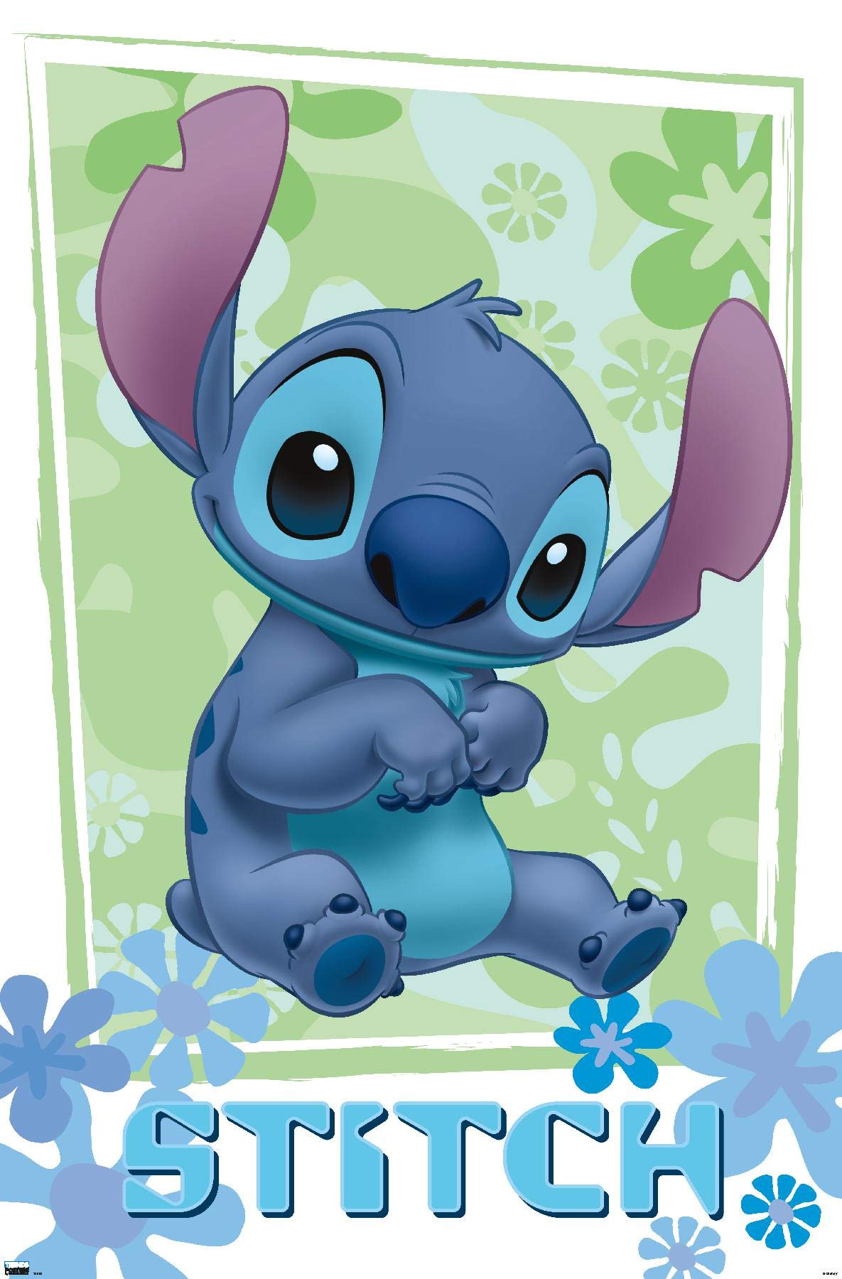 Trends International Disney Lilo And Stitch - Flowers Wall Poster, 22.375'' X 34'', Premium Unframed Version