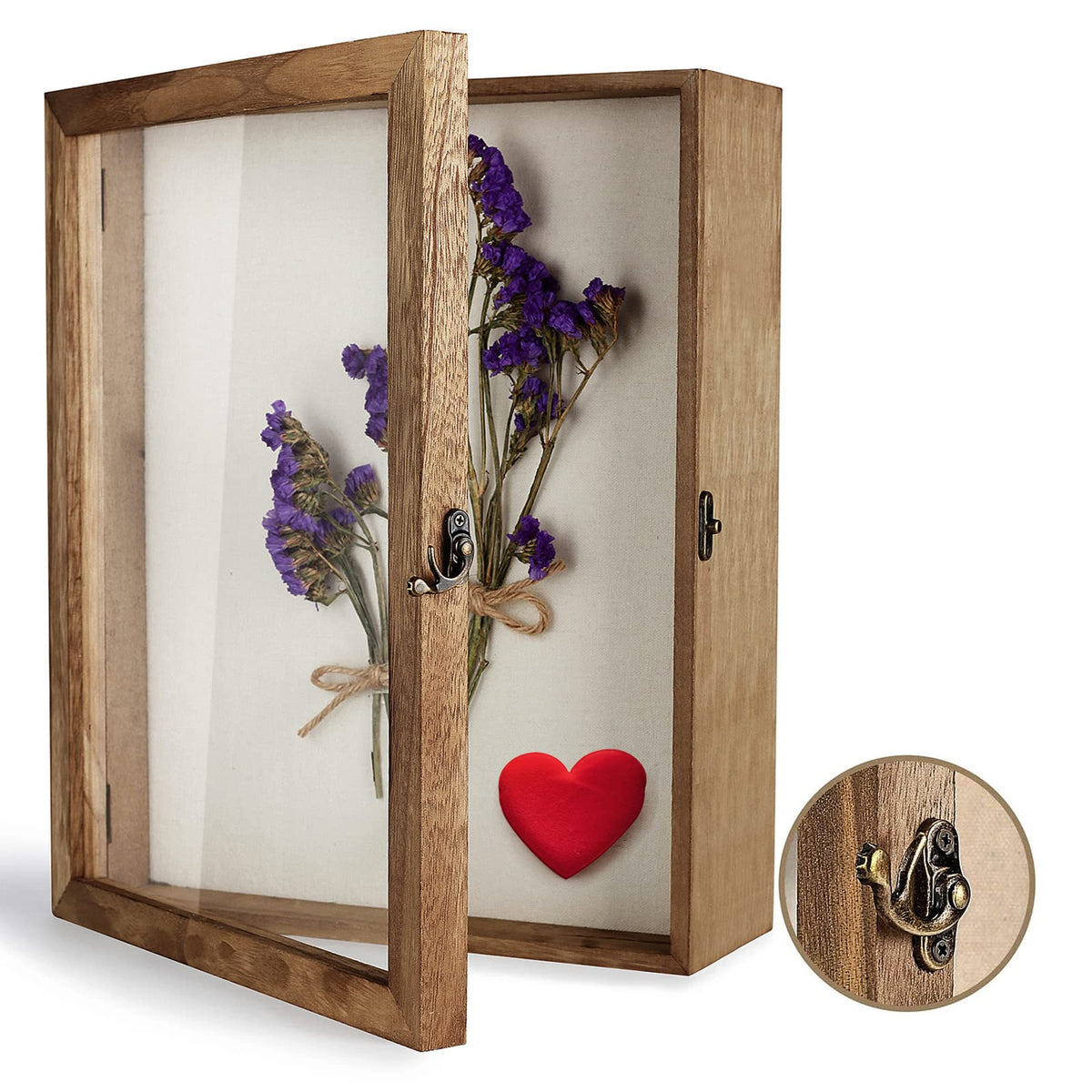 Tjmoree Shadow Box Display Case 11 X 14 Shadowbox Frame With Linen Back Memorabilia Bouquet Medals Photos Memory Box For Keepsak