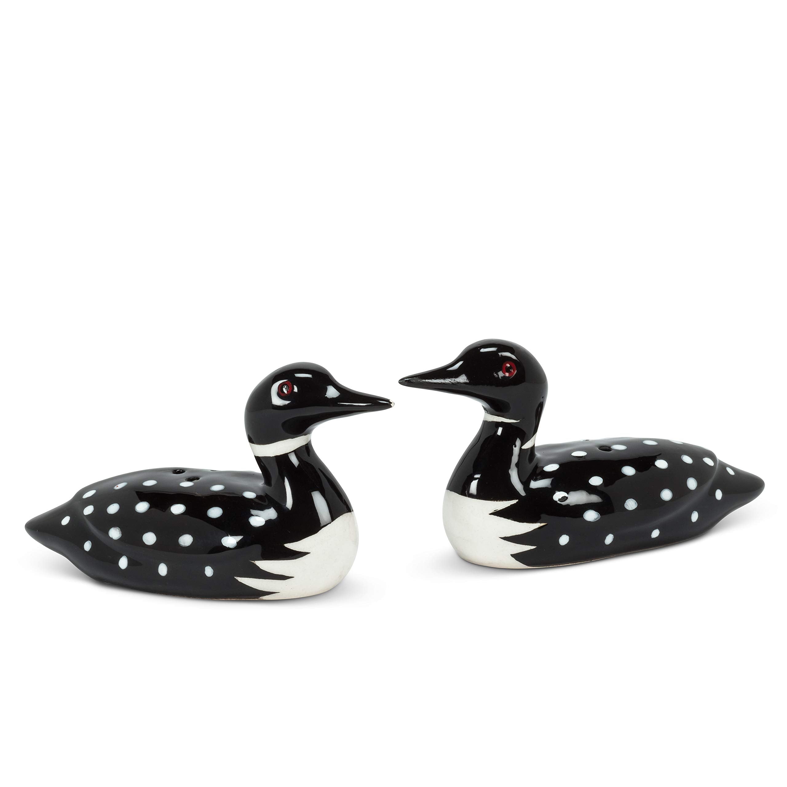 Abbott Collection 27 Sp Loon Salt & Pepper, 2.5 Inches L, Black