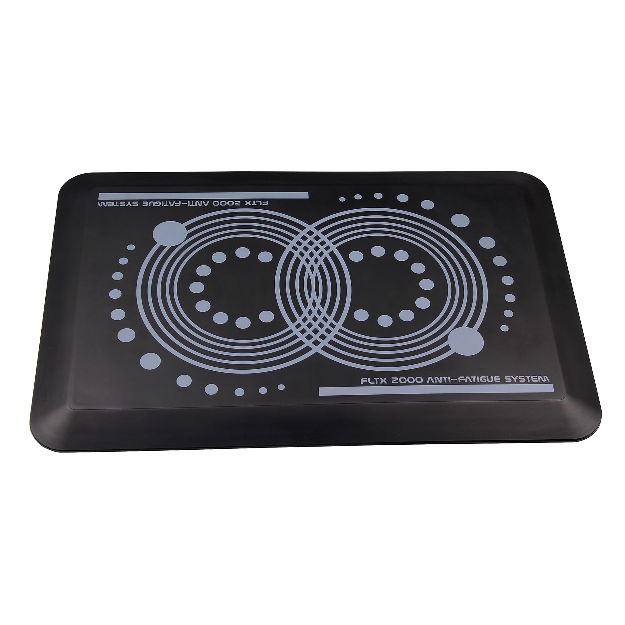 FloorTex FCA22032BK Mat f/Stand-up Work w/Ergo Print 32-Inch x20-Inch x3/4-Inch Black