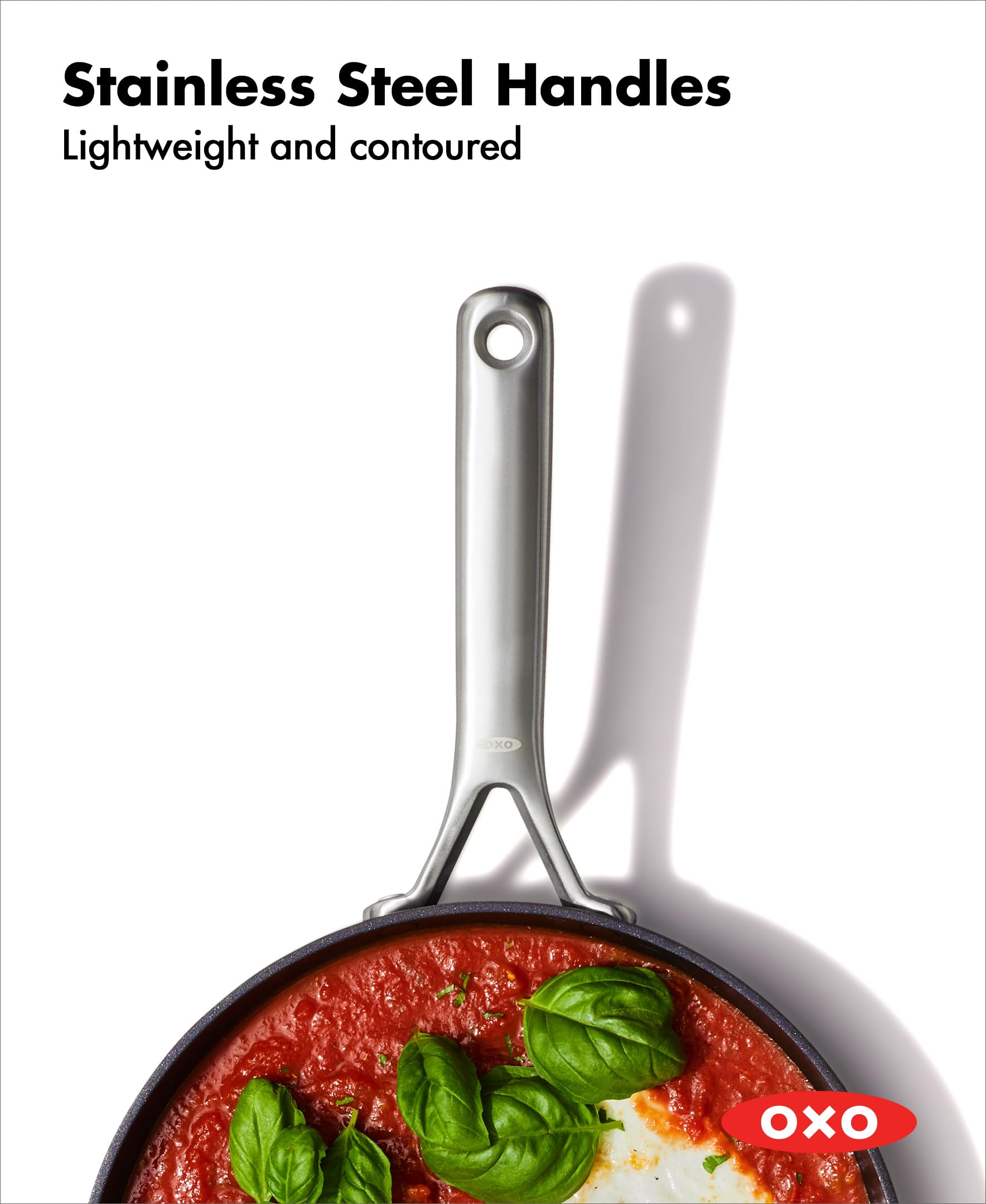 Oxo Professional Hard Anodized Pfas-Free Nonstick, 10 Frying Pan Skillet, Induction, Diamond Reinforced Coating, Dishwasher Safe