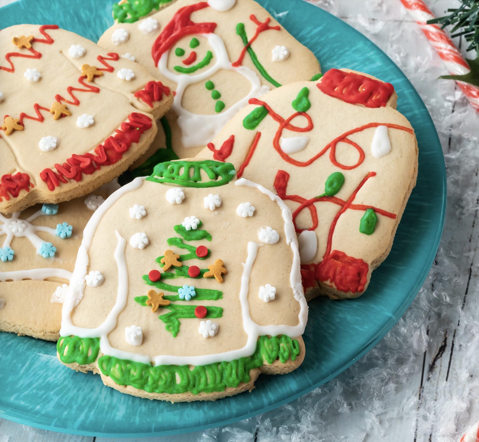 Ugly Christmas Sweater Cookie Cutter, Premium Food Grade Stainless Steel, Dishwasher Safe (Christmas Sweater 2 Piece)