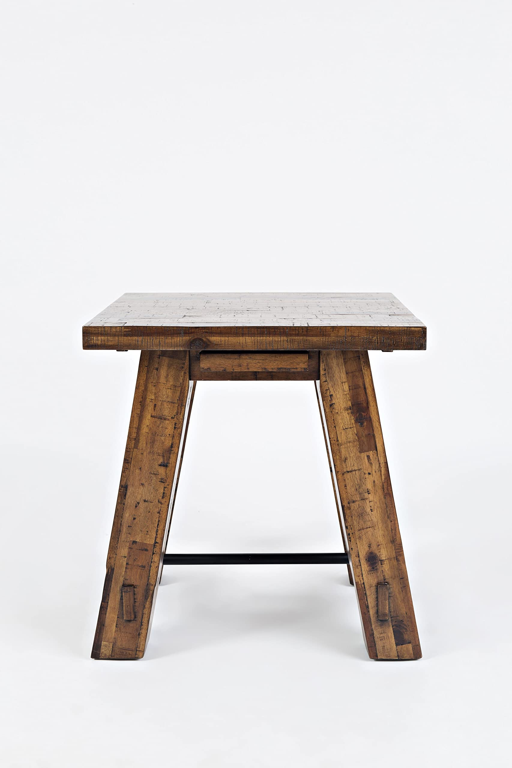 Cannon Valley Trestle Acacia End Table-Like New Condition