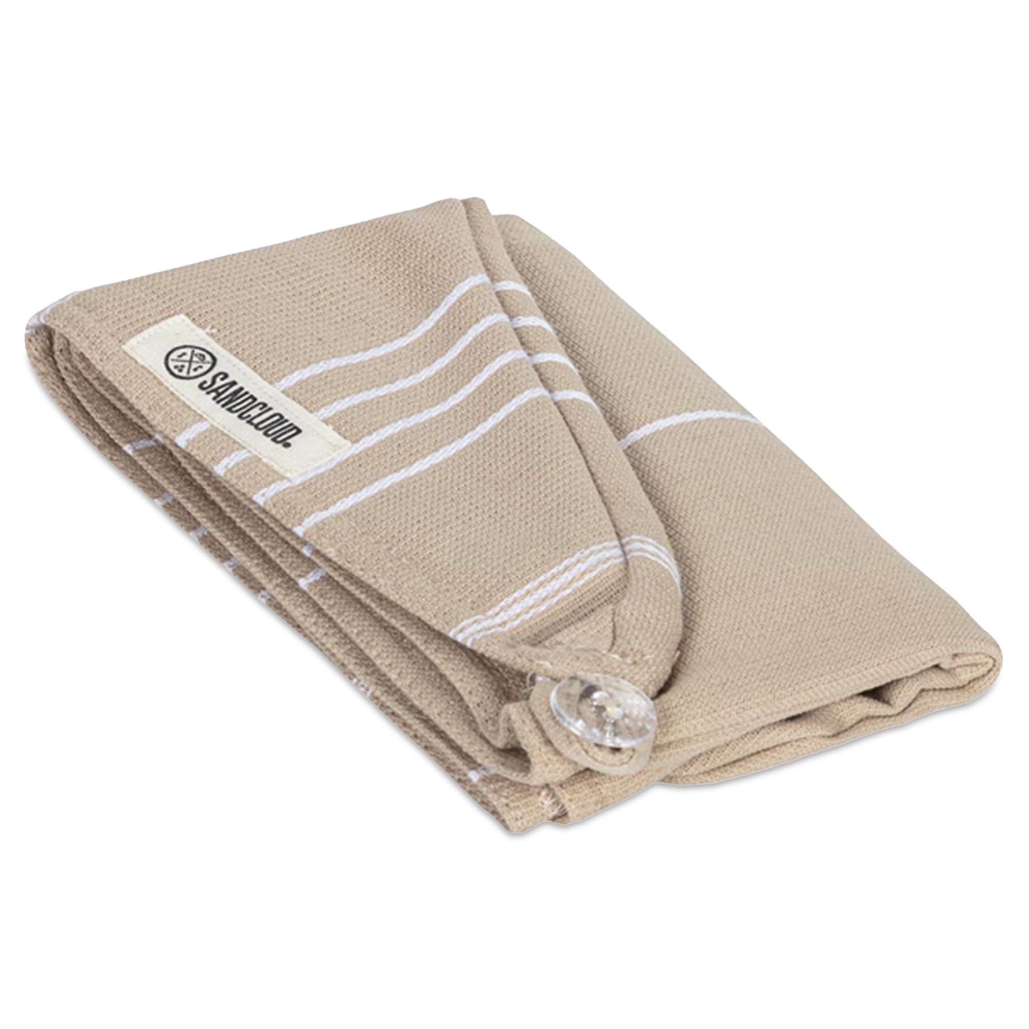 Sand Cloud Hair Towel Wrap for Women & Men, (Sand, Classic) - 100% Turkish Cotton Quick Hair Drying Towel Wrap - Absorbent Half