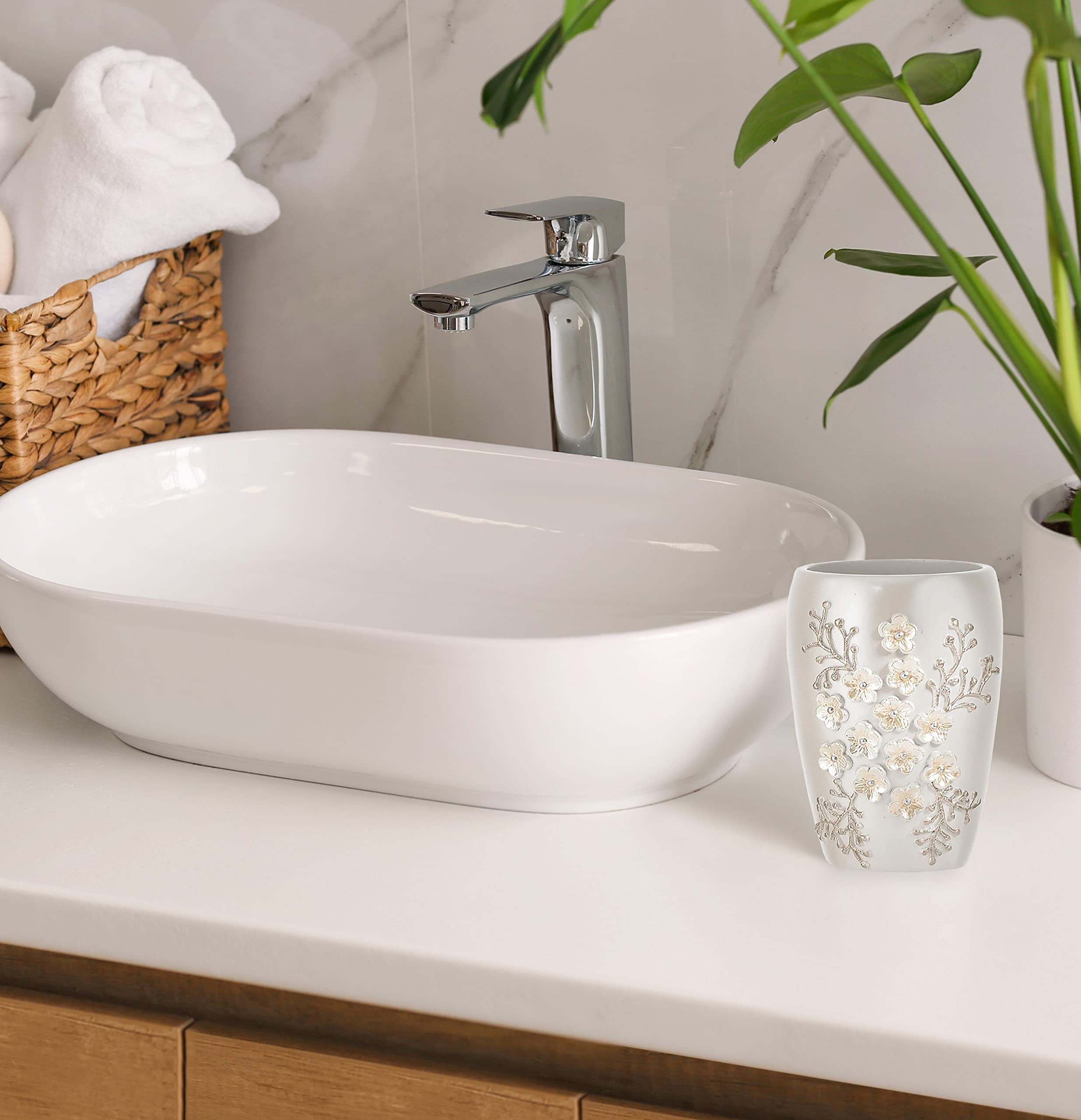 Popular Bath Tumbler Bloomfield, Beige
