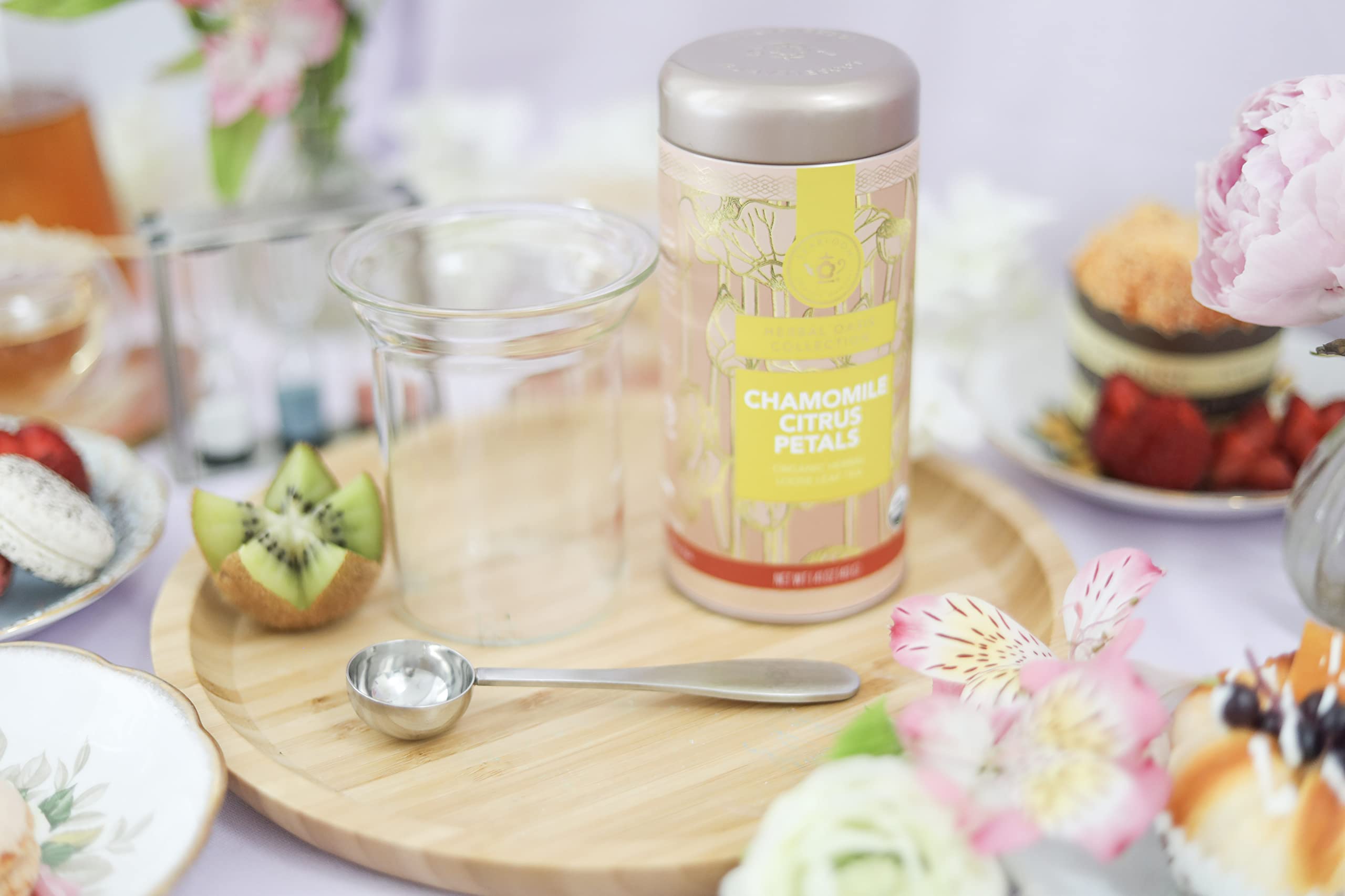 Teabloom Perfect Measure Loose Leaf Tea Spoon - Premium Quality Stainless Steel Tea Scoop - Tea Connoisseur'S Choice