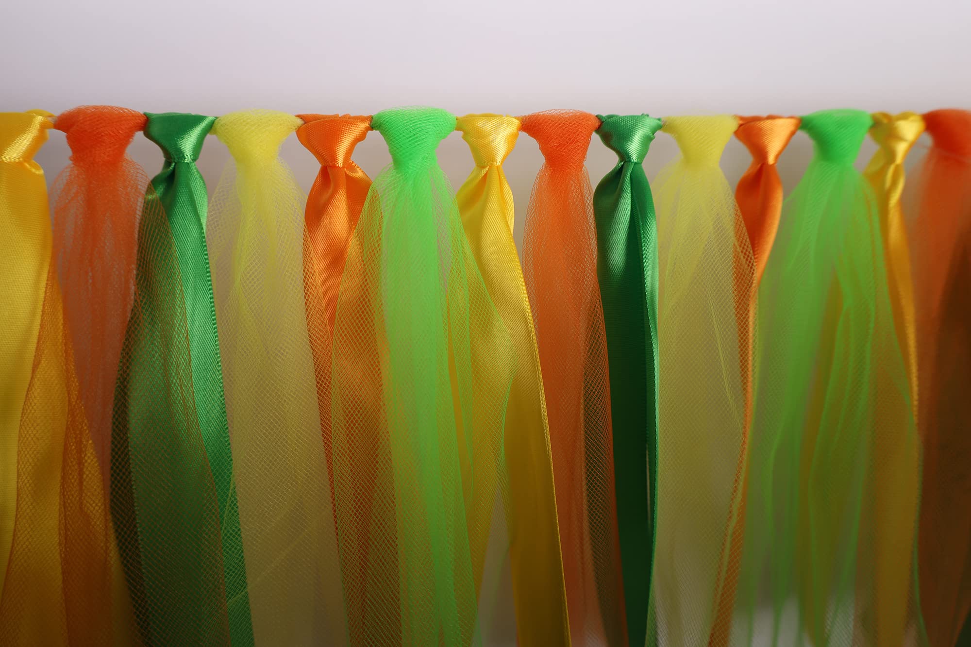 Pineapple Highchair Banner Decoration For Baby - 1St First Birthday Banner, High Chair Fabric Garland Party Supplies, Orange Yel