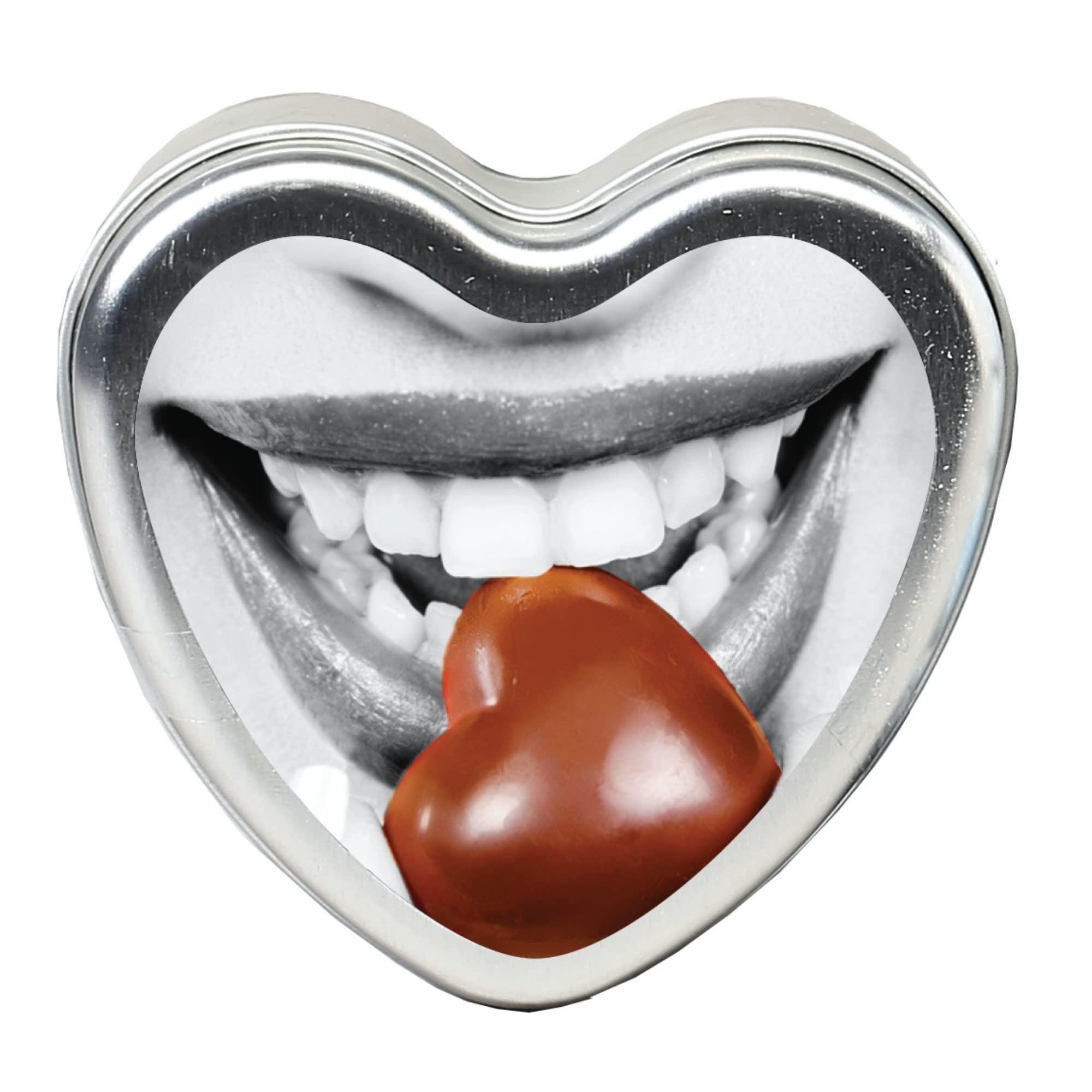 Earthly Body Edible Massage Candle, Chocolate - 4 oz - 3-in-1 Formula Can Be Used as a Candle, Oil & Moisturizer - Smooths & Nou