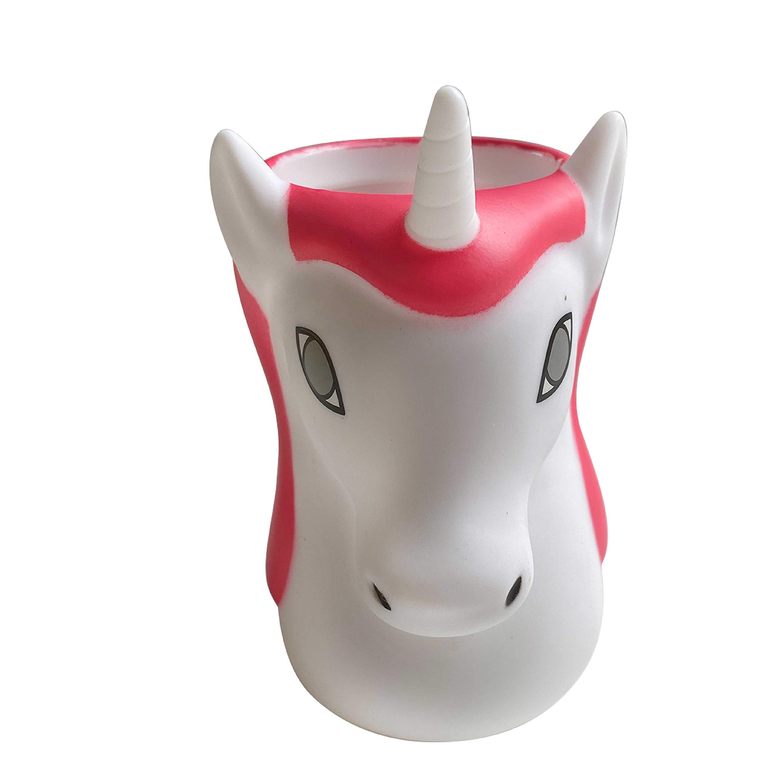 Lily's Home Fun Toothbrush Holder for Kids - Children's Bathroom Storage Organizer for Toothpaste and Toothbrushes. Also Great Holder for Pens  Pencils and Markers (Unicorn)