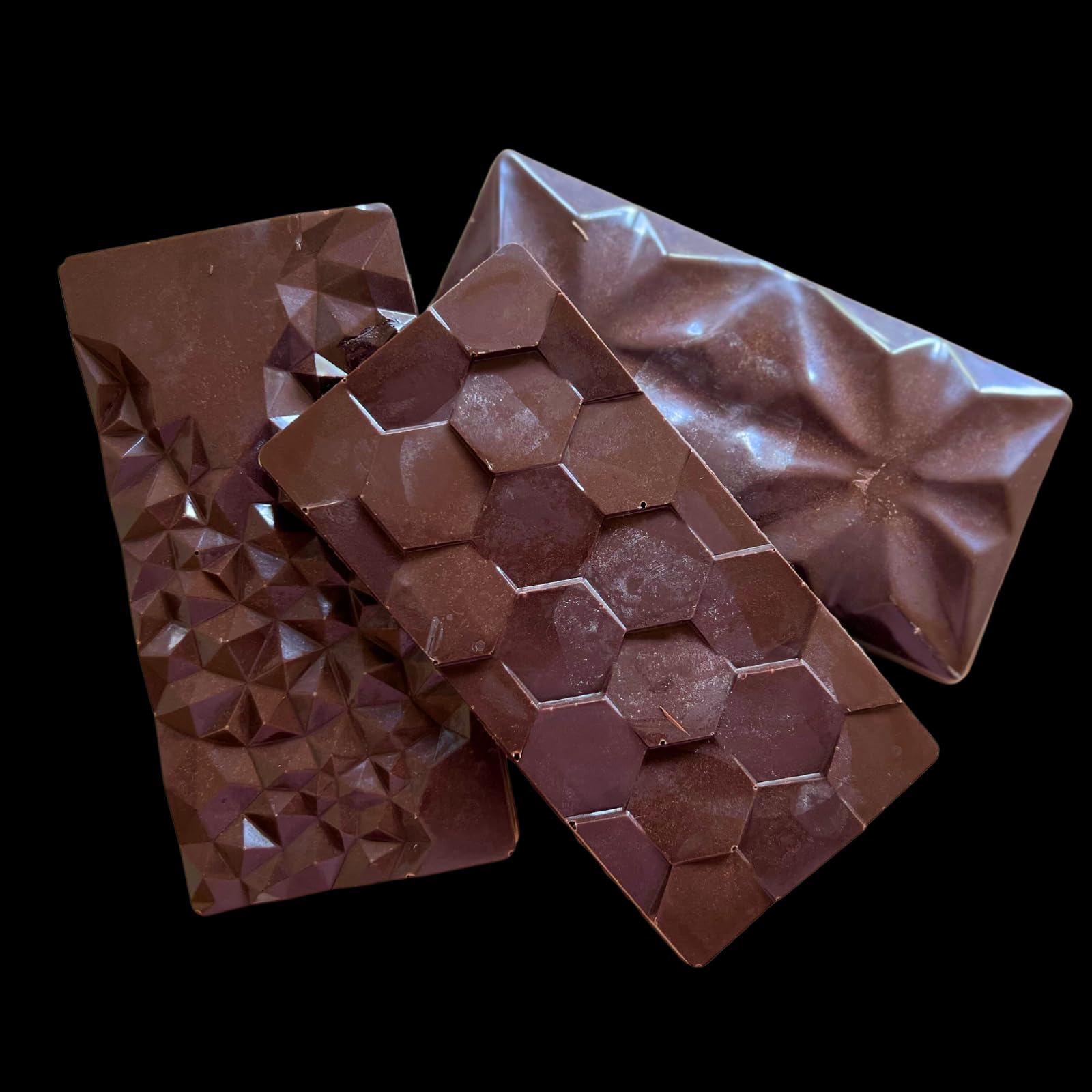 Chocolate Bar Making Mold | Bpa Free | Hard Mold For Making Your Own Chocolate Candy Bars At Home Or Commercial | Multi Design |