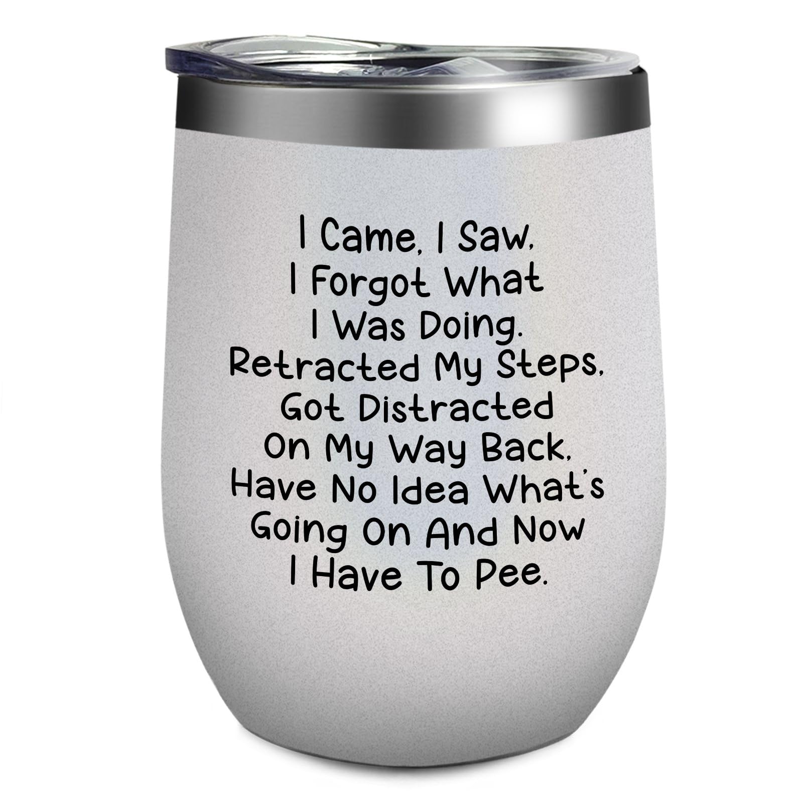 Adimidy Tumbler I Came I Saw I Forgot What I Was Doing Tumbler Insulated for Hot and Cold Tumbler with Lids and Straws funny Gif