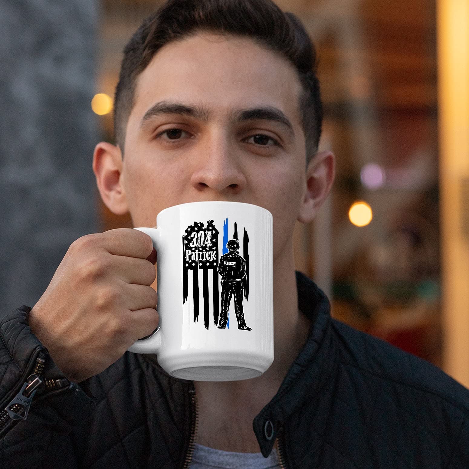 Police Officer Mug, Custom Policeman Mug, Custom Name Mug For Police Officer/Policeman/Law Enforcement, Personalized Police Offi