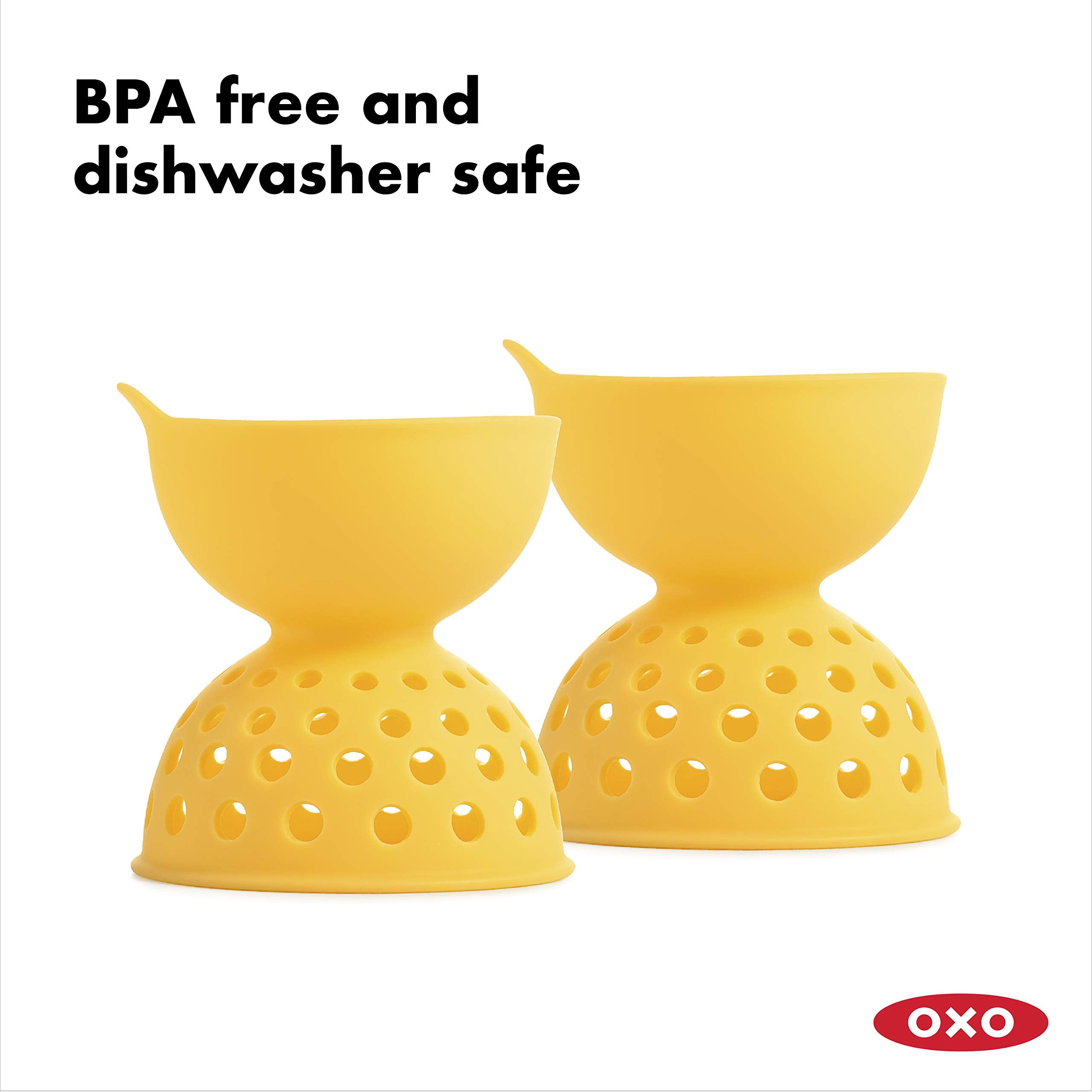 Oxo Good Grips Silicone Egg Poachers (Set Of 2),Yellow