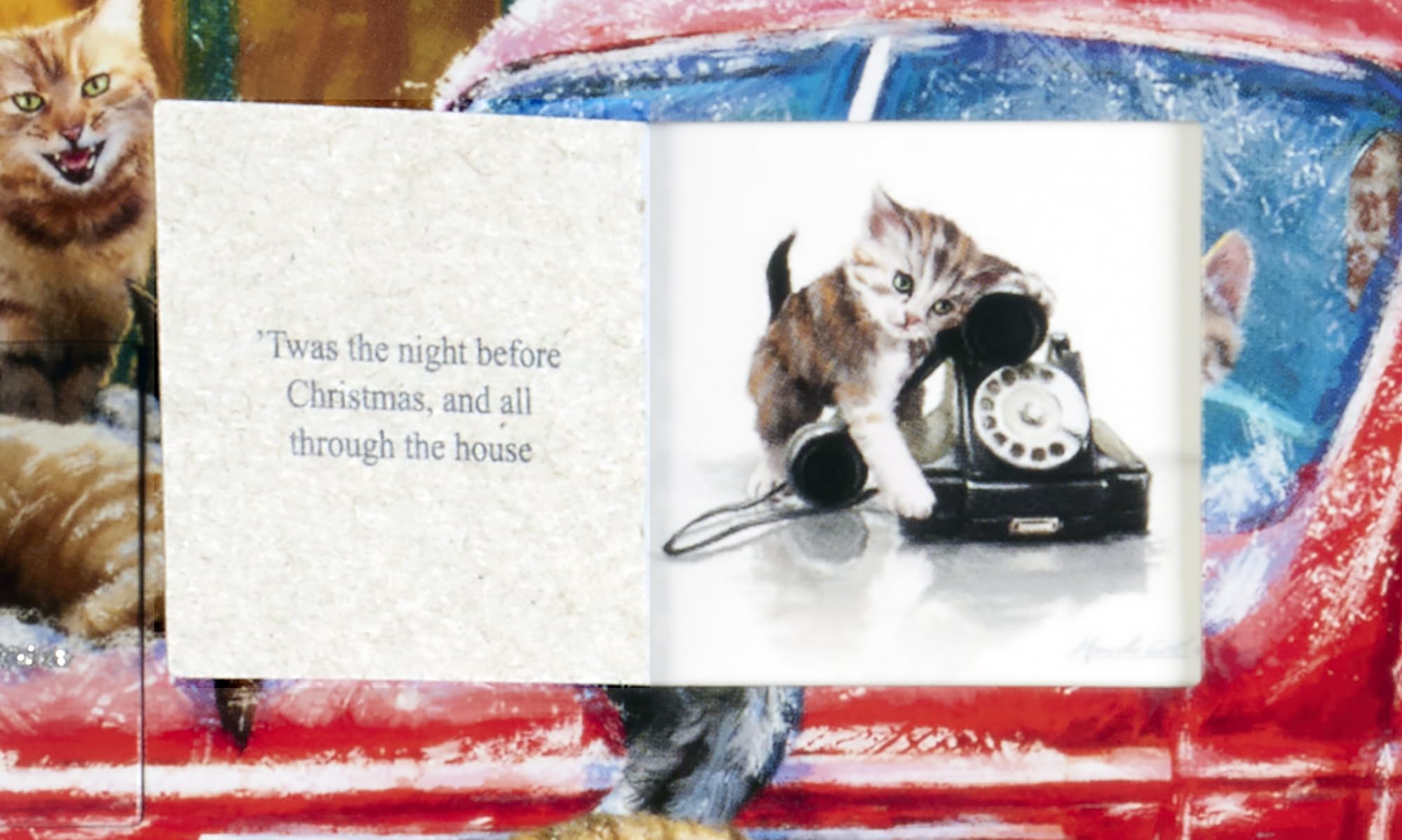 Vermont Christmas Company Its a Cats Christmas Advent Calendar (Countdown to Christmas) with A Kittens Christmas Poem