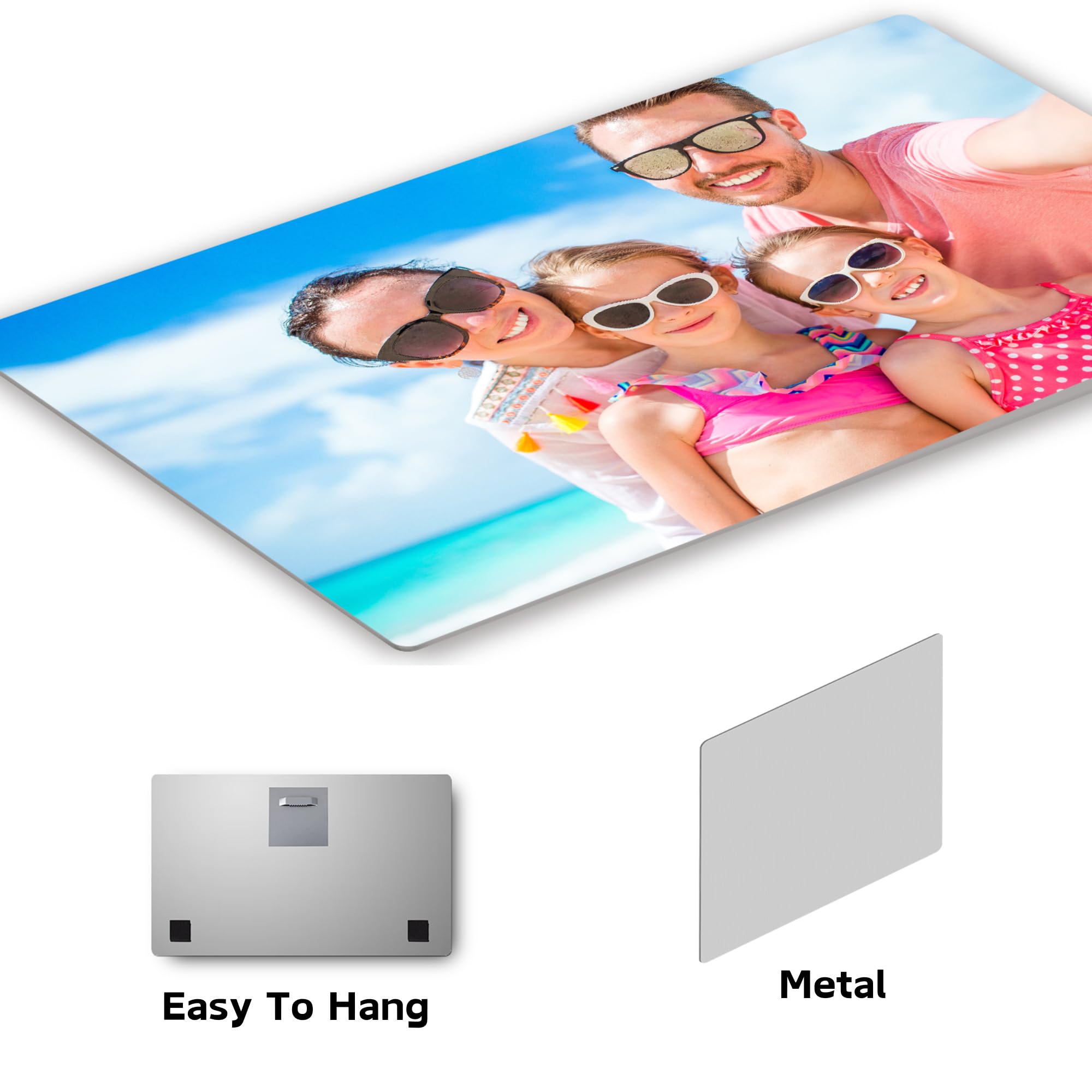 Drollx Custom Metal Photo Prints Wall Art Decor Personalized Aluminum Prints With Your Photos Customized Picture Gifts