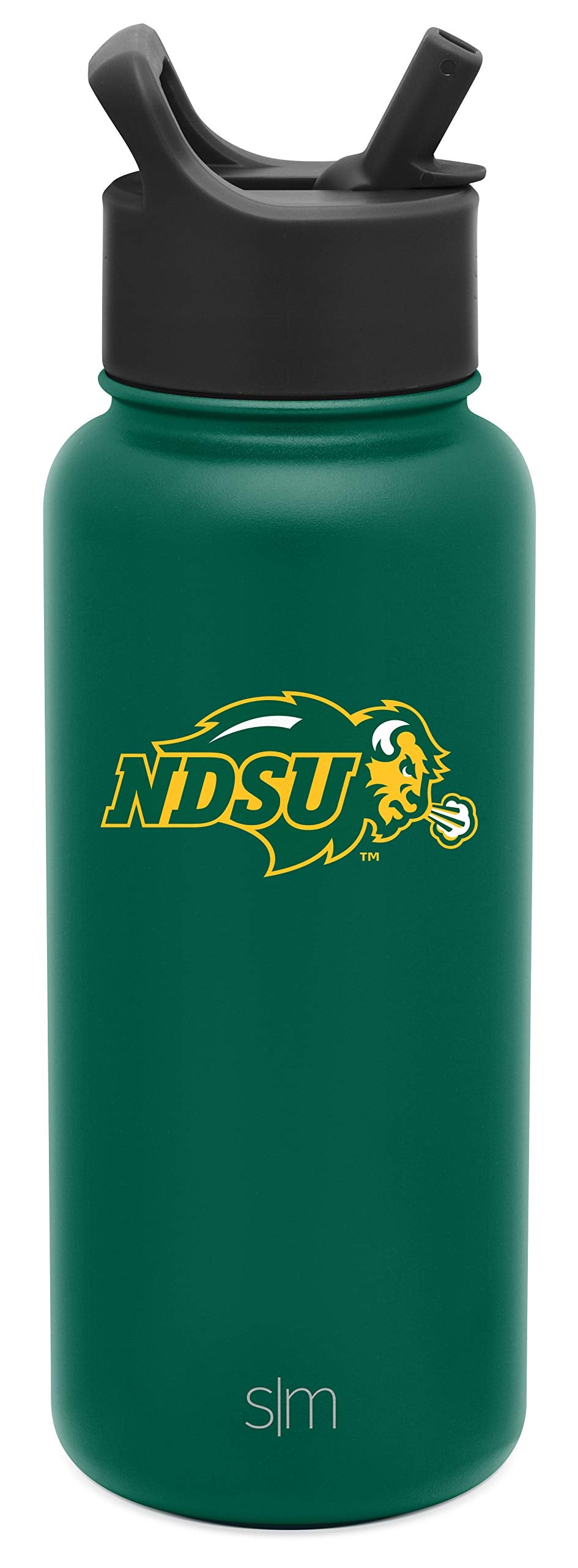 Simple Modern Officially Licensed Collegiate North Dakota State Water Bottle with Straw Lid | Vacuum Insulated Stainless Steel 3