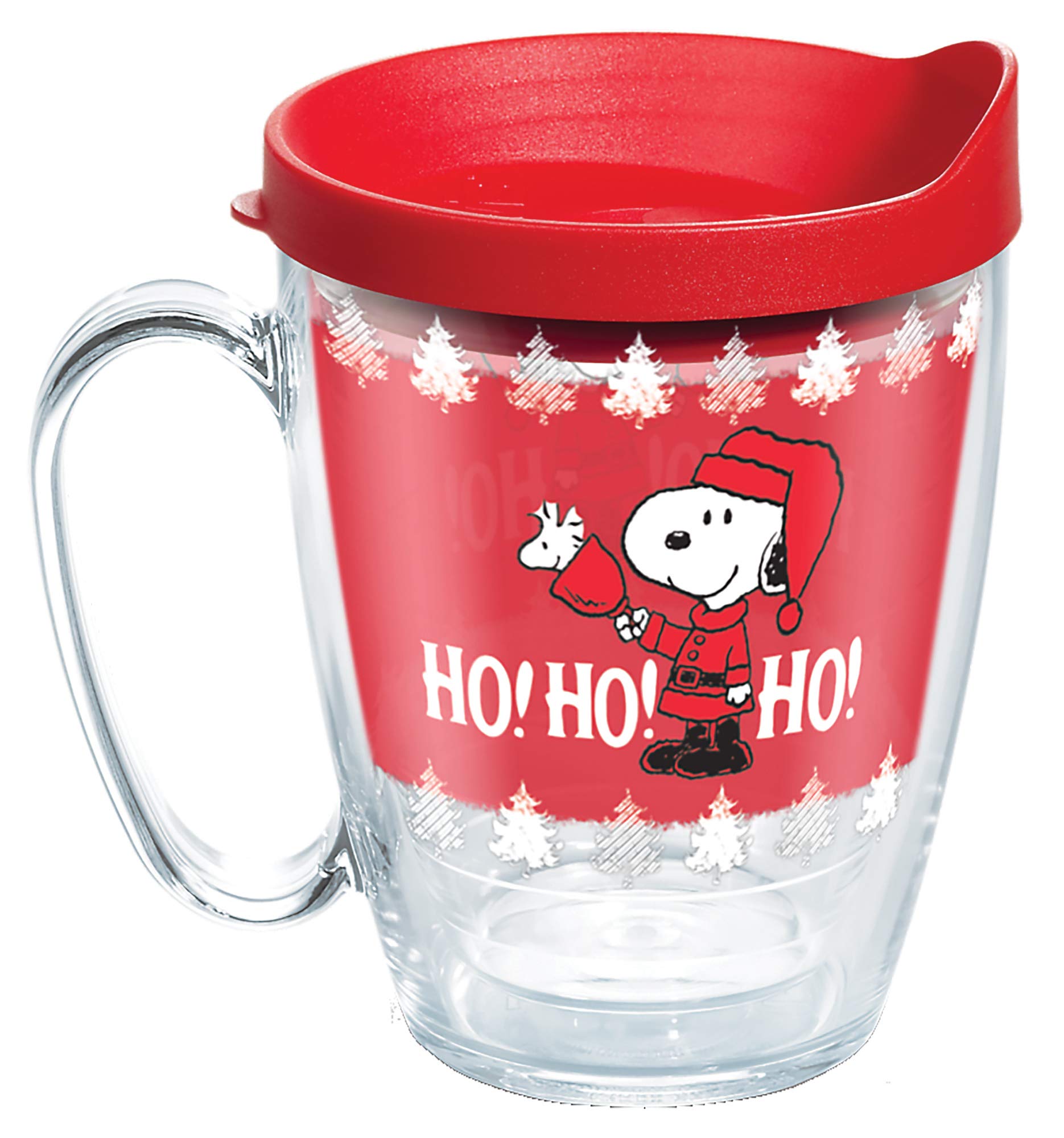 Tervis Peanuts Ho Ho Ho Christmas Holiday Made In Usa Double Walled Insulated Tumbler Travel Cup Keeps Drinks Cold & Hot, 16Oz M