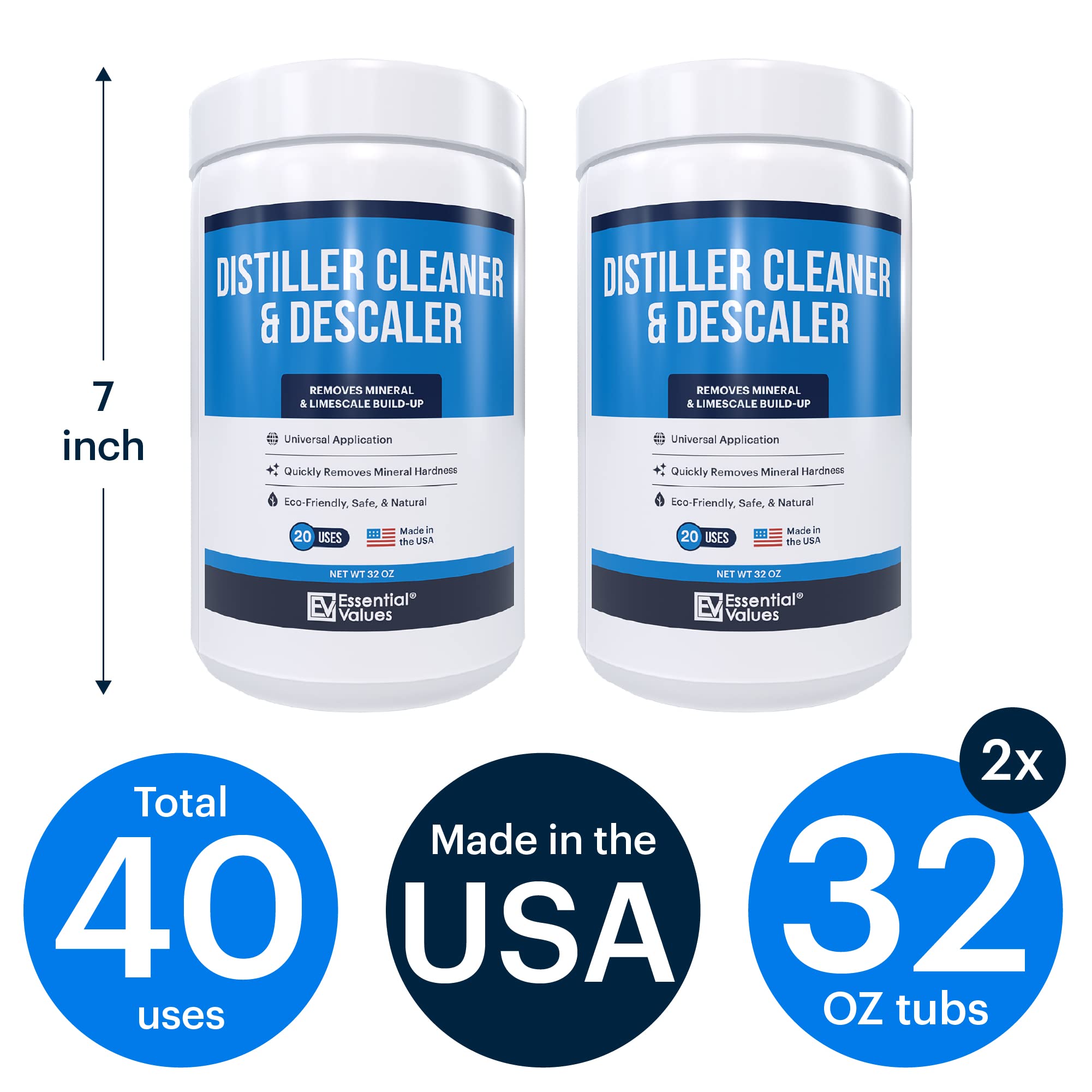 4Lb Citric Acid Powder Cleaning For Water Distillers - Bulk 4 Lbs Universal Descaler For Distilling Machines, Kettles & More - R