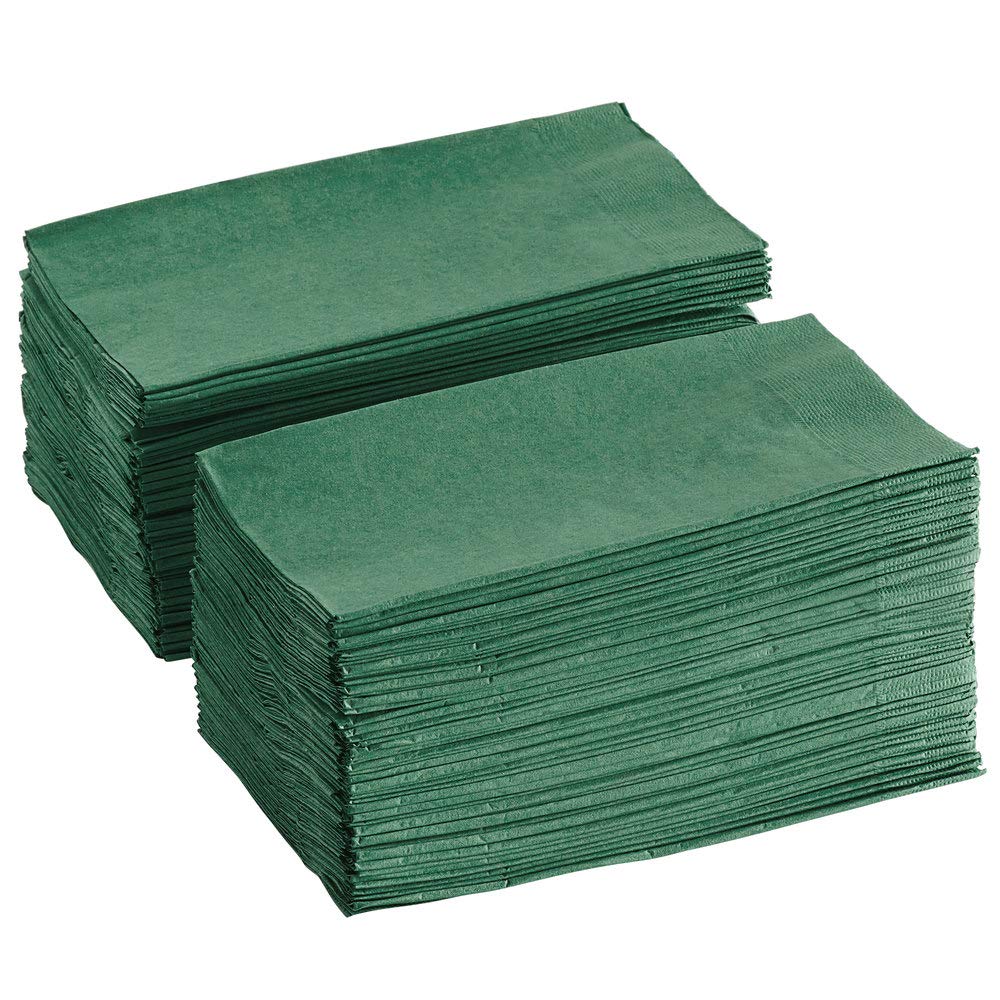 Perfectware - Pw-2 Ply Dinner Napkin Hunter Green- 125 2 Ply Hunter Green Dinner Napkins - Pack Of 125Ct