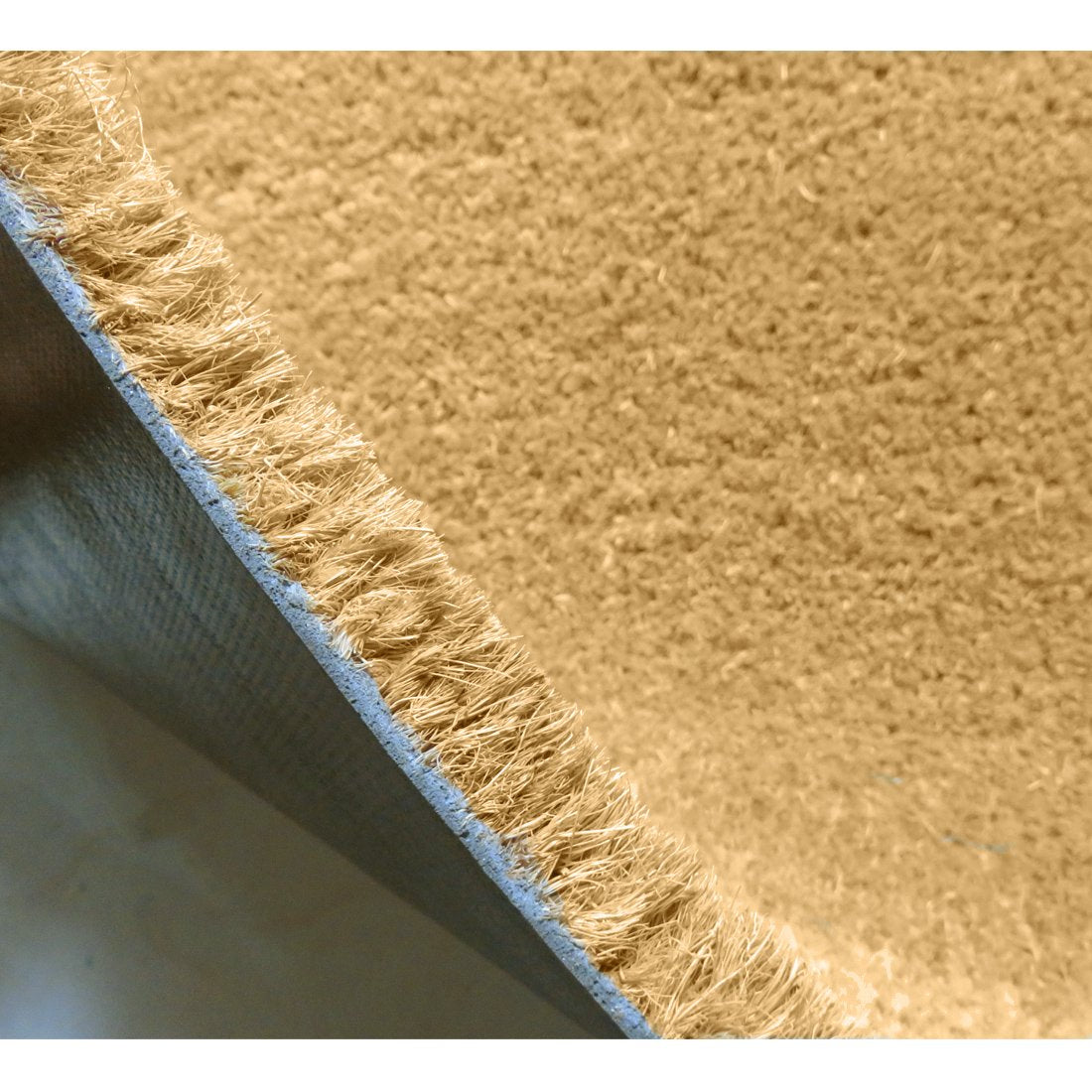 Atmah Double Tree Coir Door Mat - Size 120Cm X 40Cm, Brown, Black, Rectangular