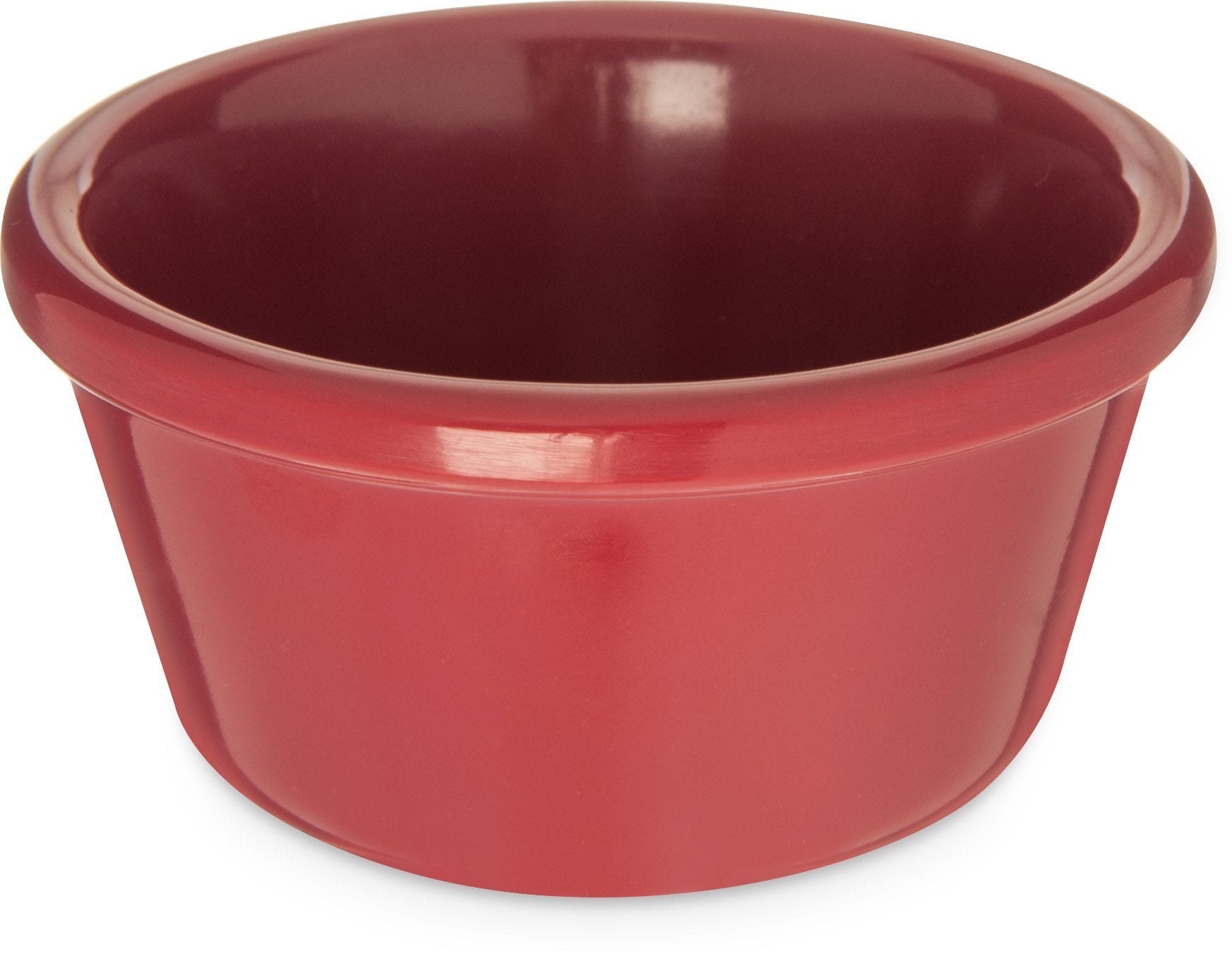 Carlisle FoodService Products Plastic Ramekins, Sauce Bowl For Catering, Kitchen, Restaurant, 3 Ounces, Roma Red, (Pack of 48)