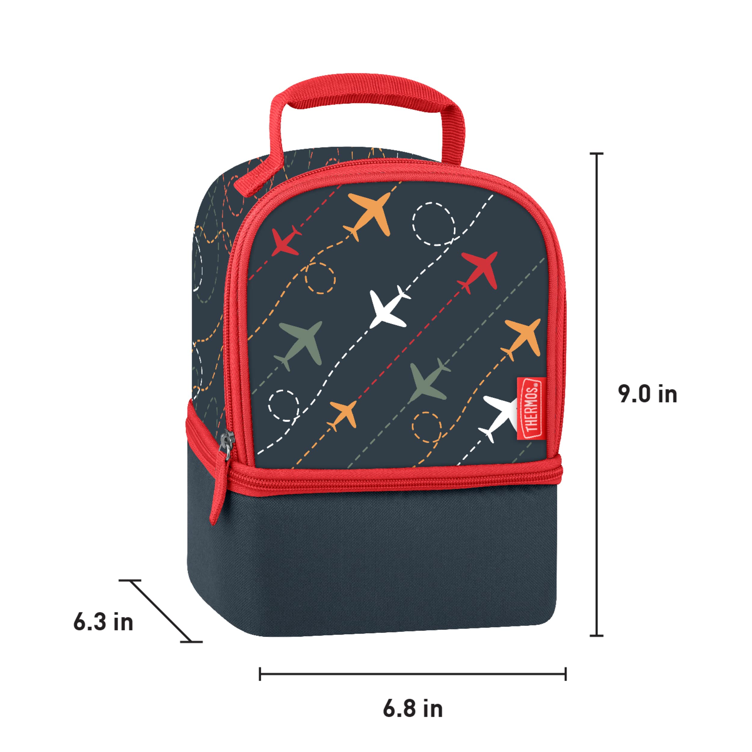 Thermos Non- Licensed Dual Lunch Kit, Flight Path