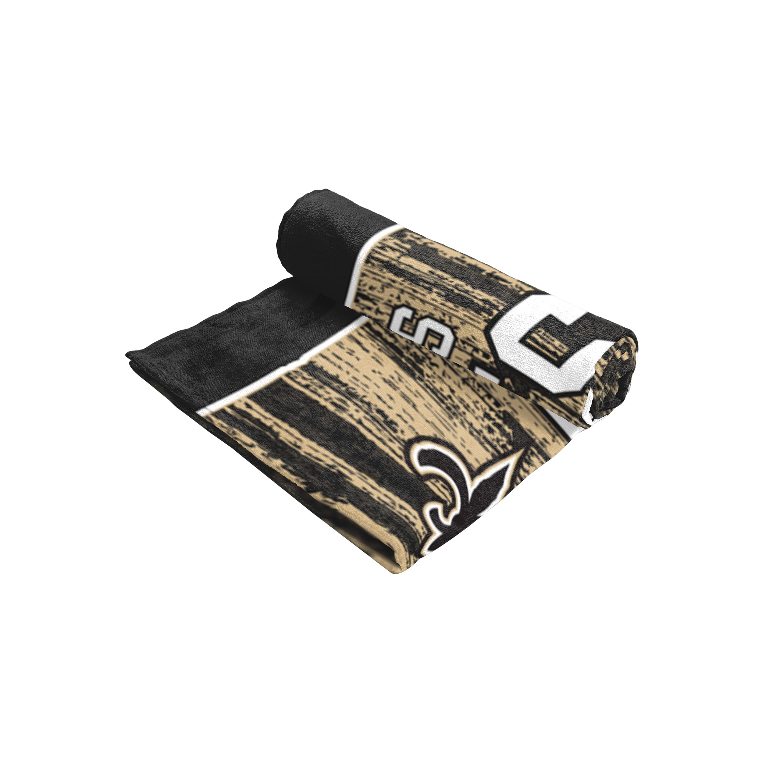 New Orleans Saints Nfl Big Logo Beach Towel