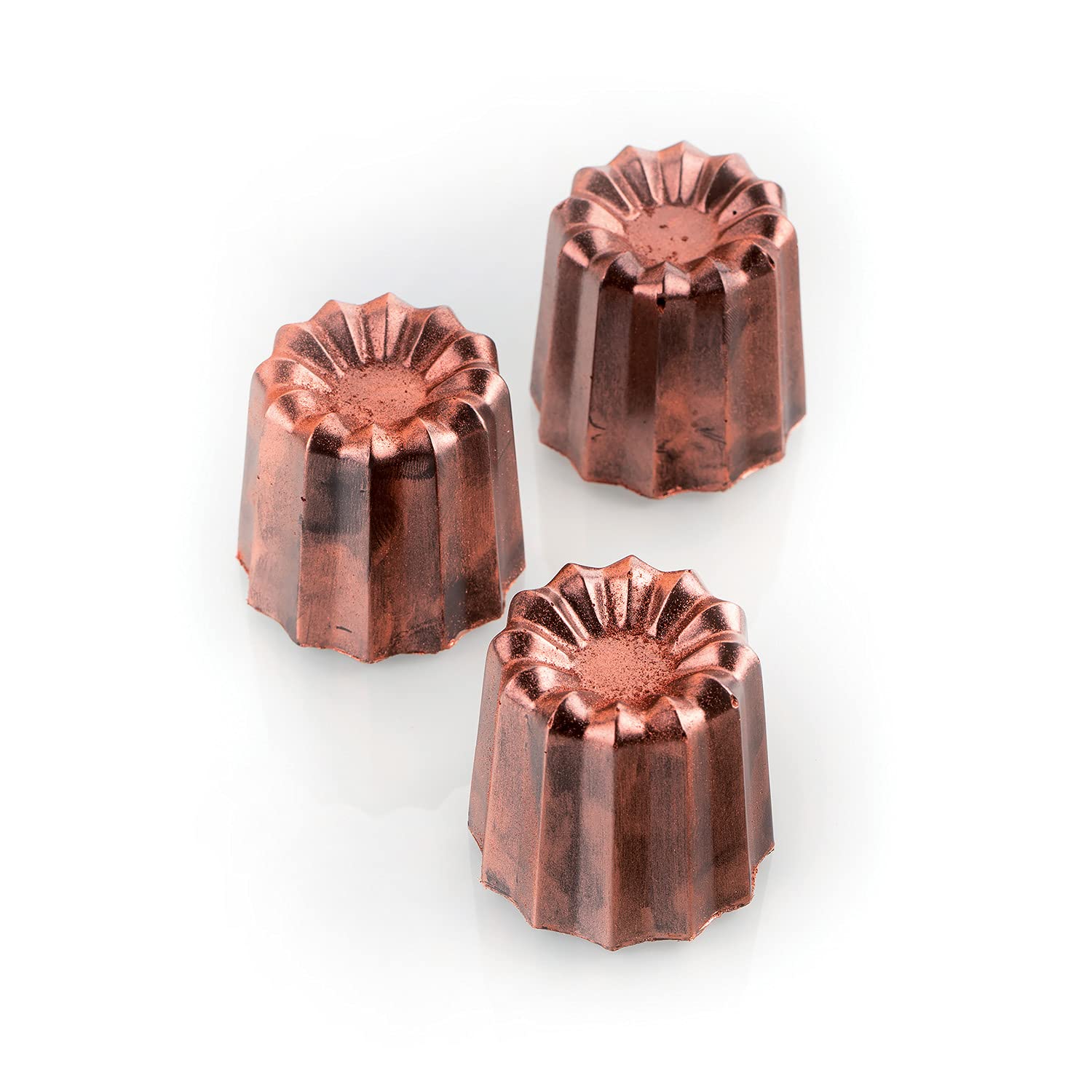 Silikomart Sf050 Cannel Silicone Mould No.8 Bordelais, 55Mm, Terracotta