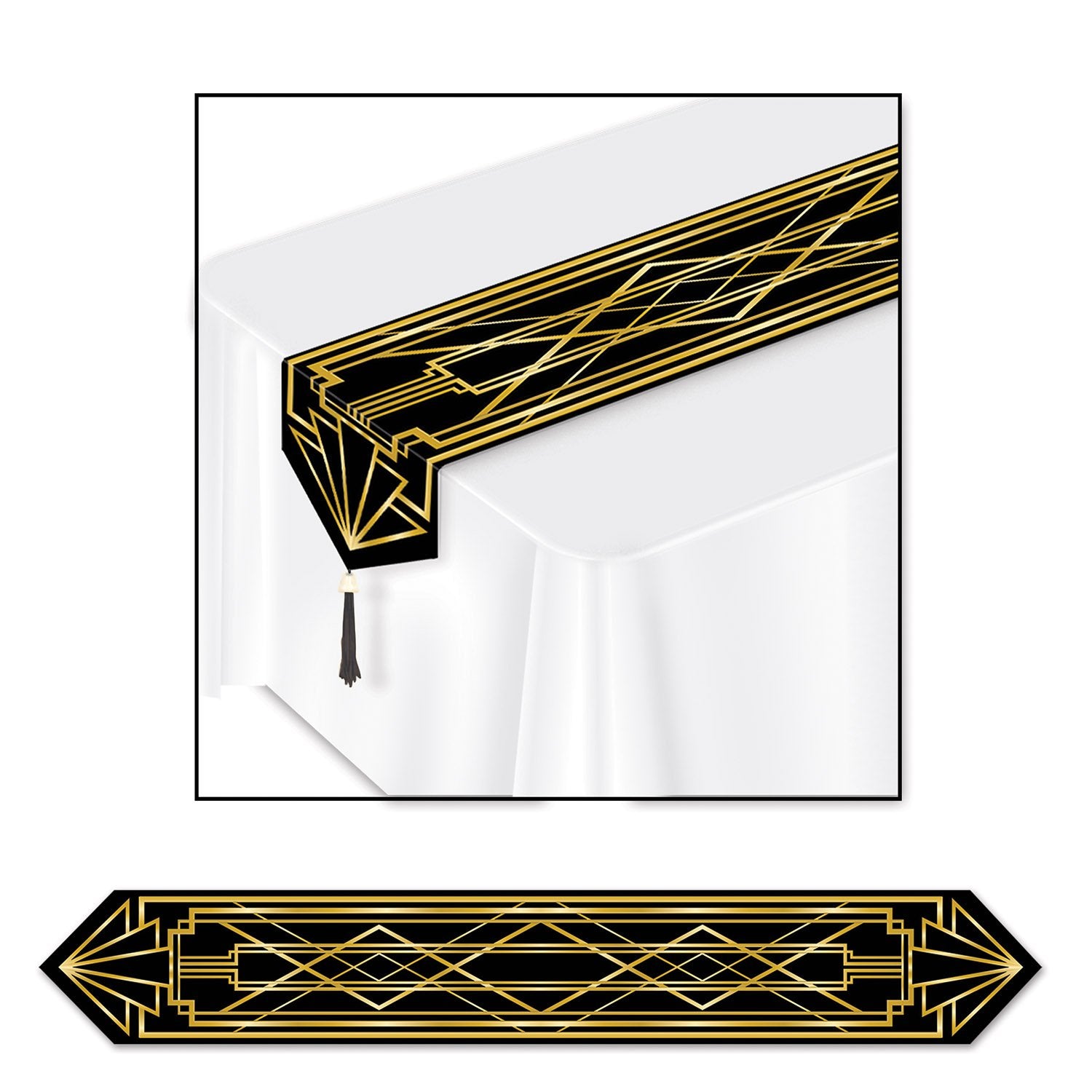 Beistle Printed Great 20s Table Runner
