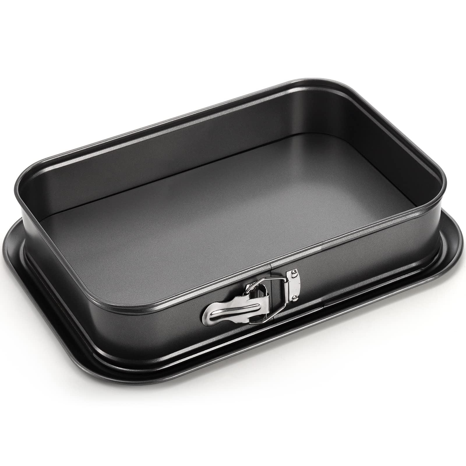 Soujoy Springform Cake Pan, Non-Stick Cheesecake Pan, 14 X 9 Inch Large Rectangle Cake Pan With Removable Bottom, Ice Cream Cake