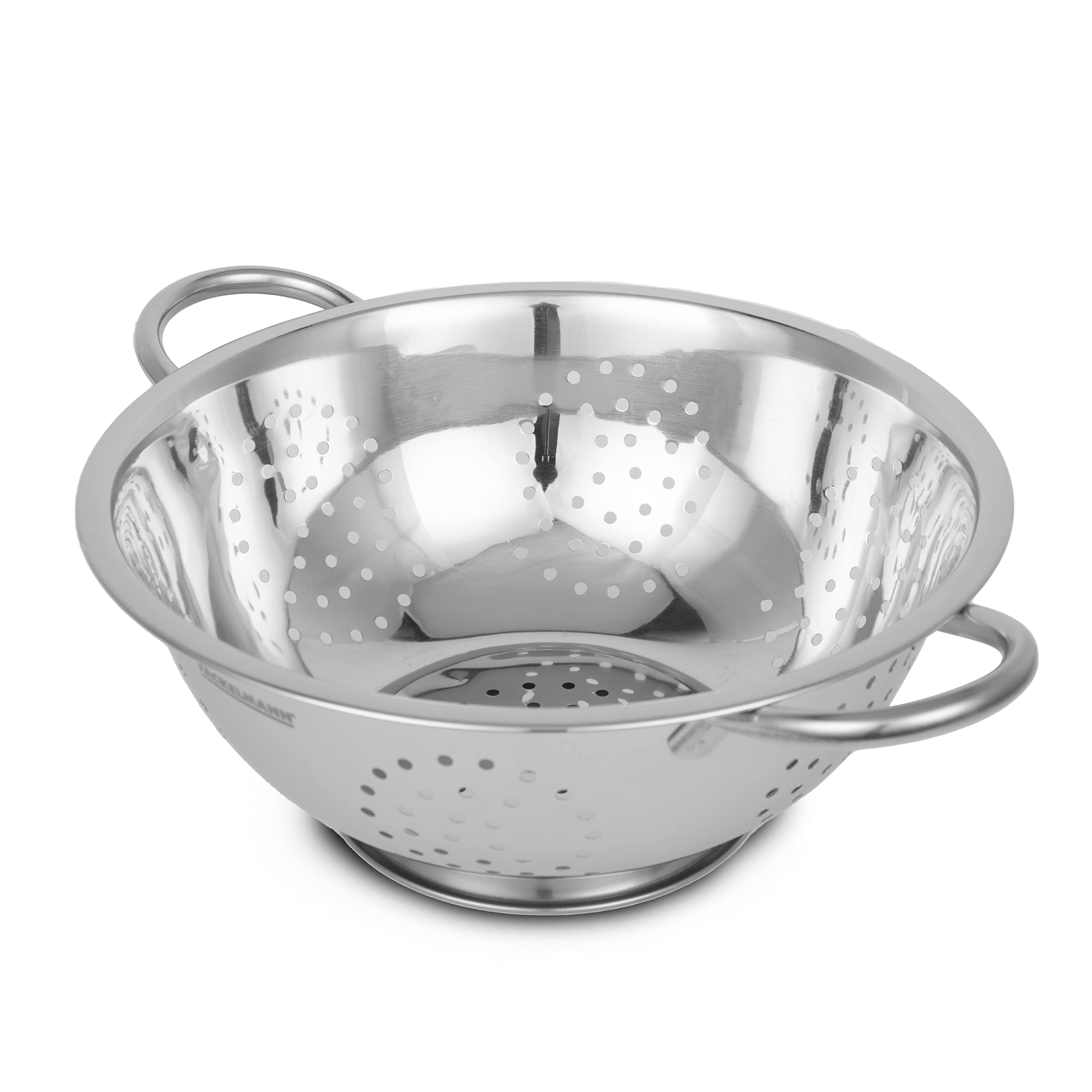 Fackelmann Colander 24 Cm, Multipurpose Stainless Steel Colander - Durable, Anti-Rust Kitchen Accessories Items - Essential Kitc