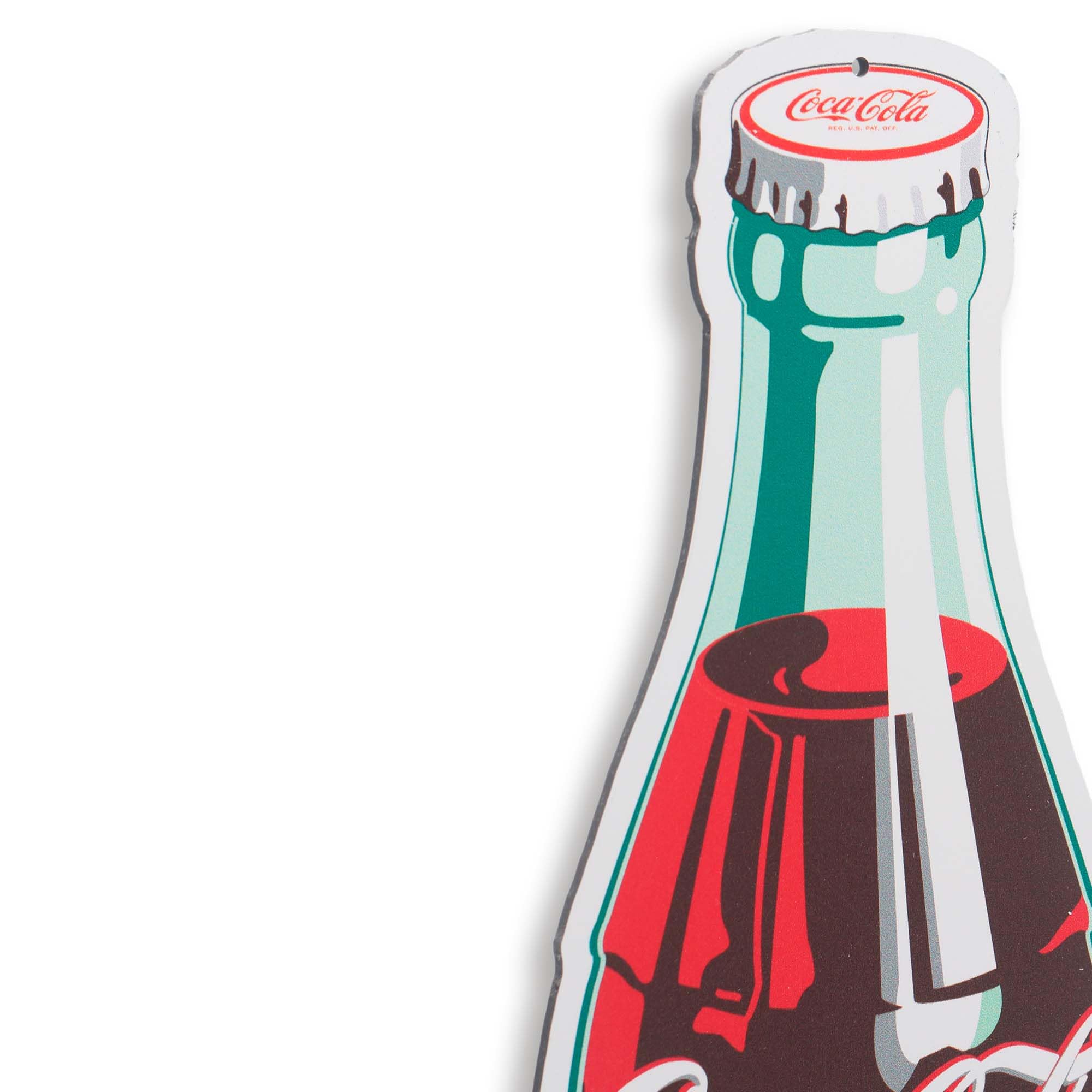 Coca-Cola Classic Bottle Metal Sign - Vintage Diner Coca-Cola Sign For Kitchen Or Man Cave