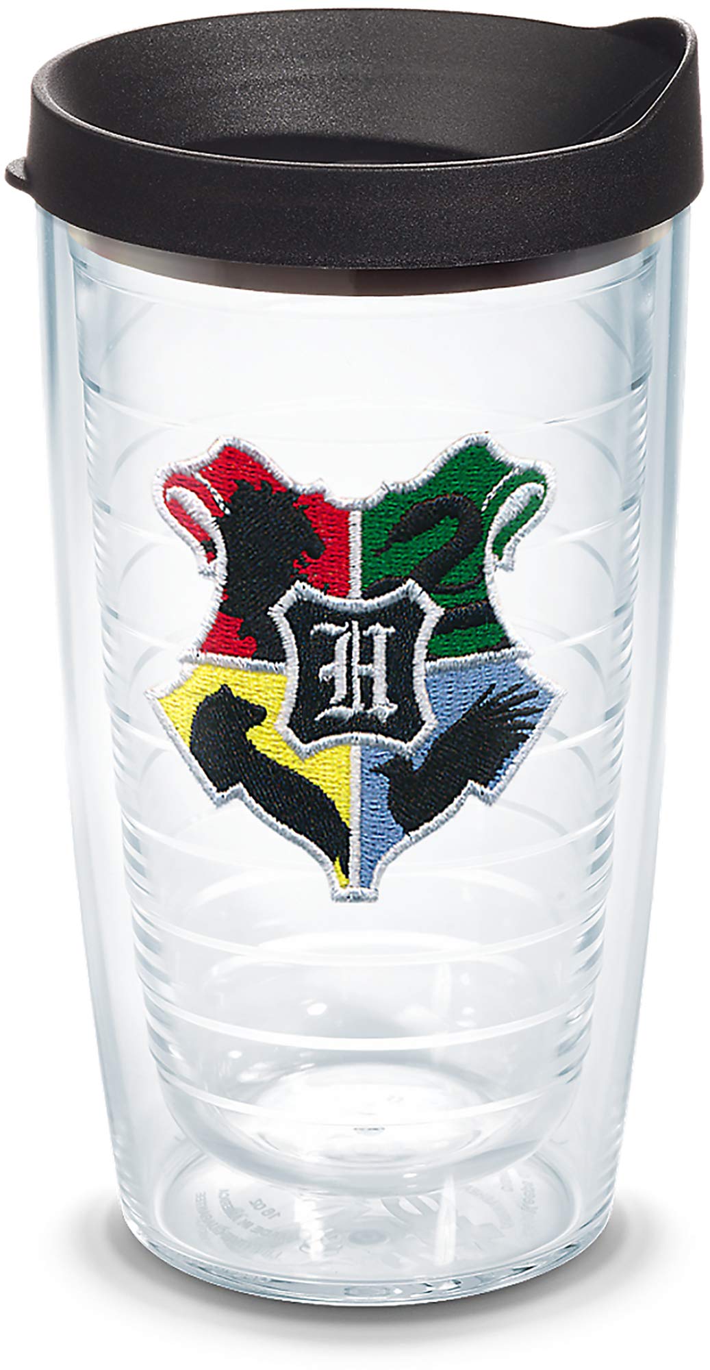 Tervis Harry Potter  Hogwarts House Crests Made in USA Double Walled Insulated Tumbler Travel Cup Keeps Drinks Cold & Hot, 16oz