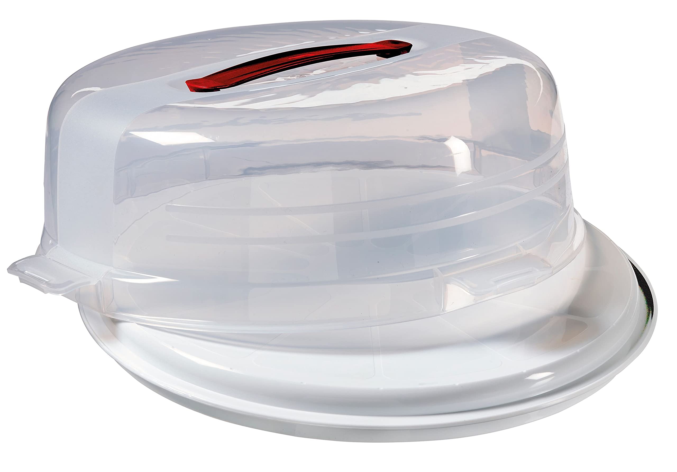 Curver 219974 Round Cake Box 27.5 X 27.5 X 8Cm Plastic White