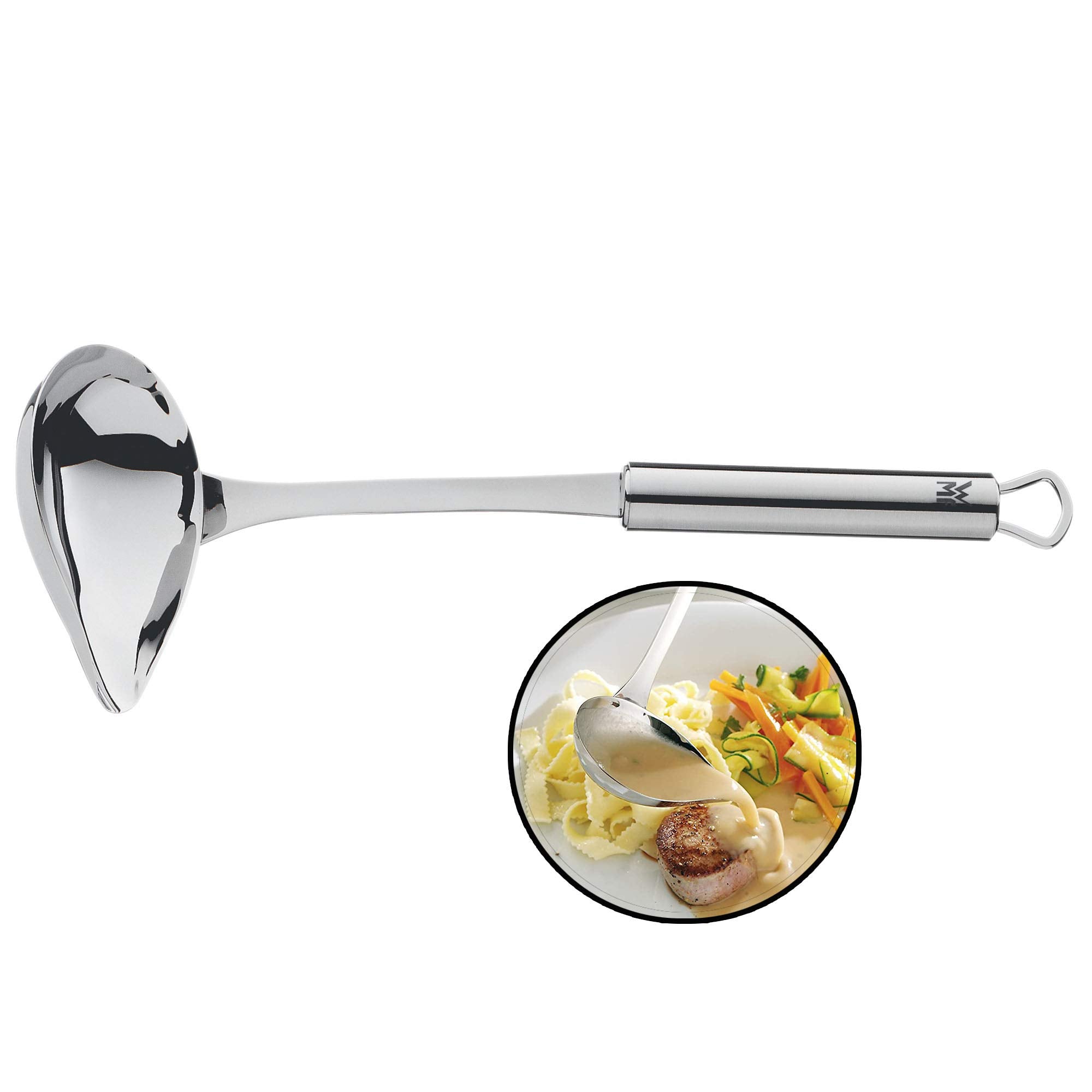 Wmf Pouring Ladle 28 Cm Profi Plus Cromargan Stainless Steel Silicone Partly Matt
