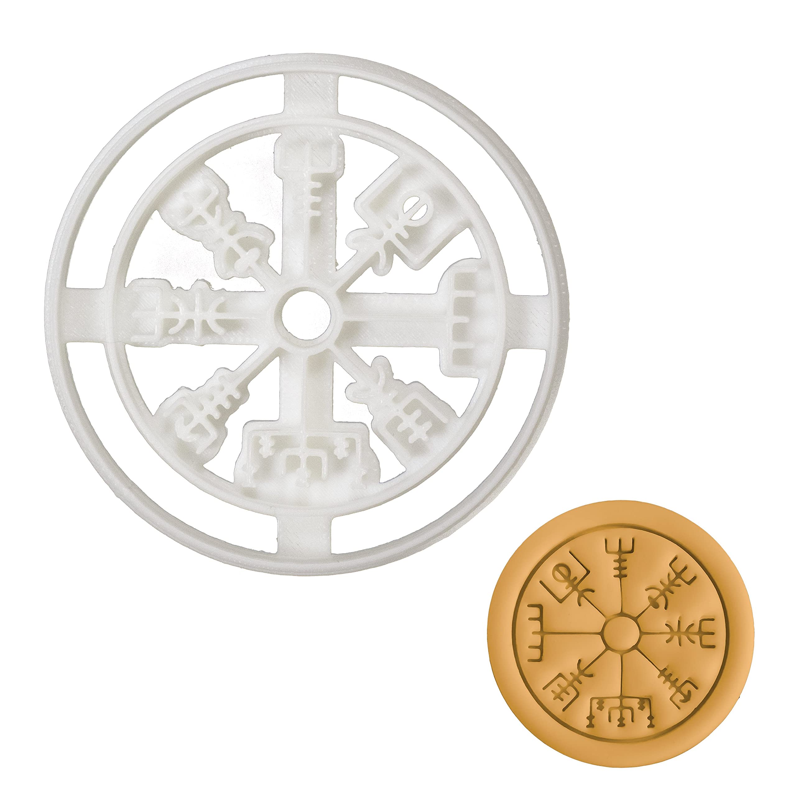 Runic Compass Vegvisir Cookie Cutter, 1 Piece - Bakerlogy