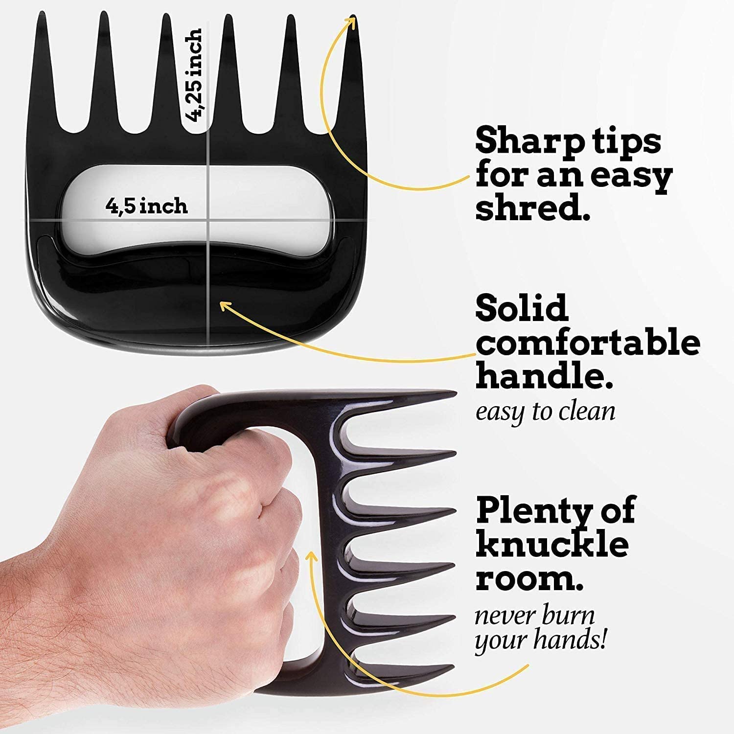 Meat Claws For Shredding, Meat Shredder Tool, Shredding Claws, Chicken Shredder Tool, Bear Claws, Bbq Claws For Shredding Meat,