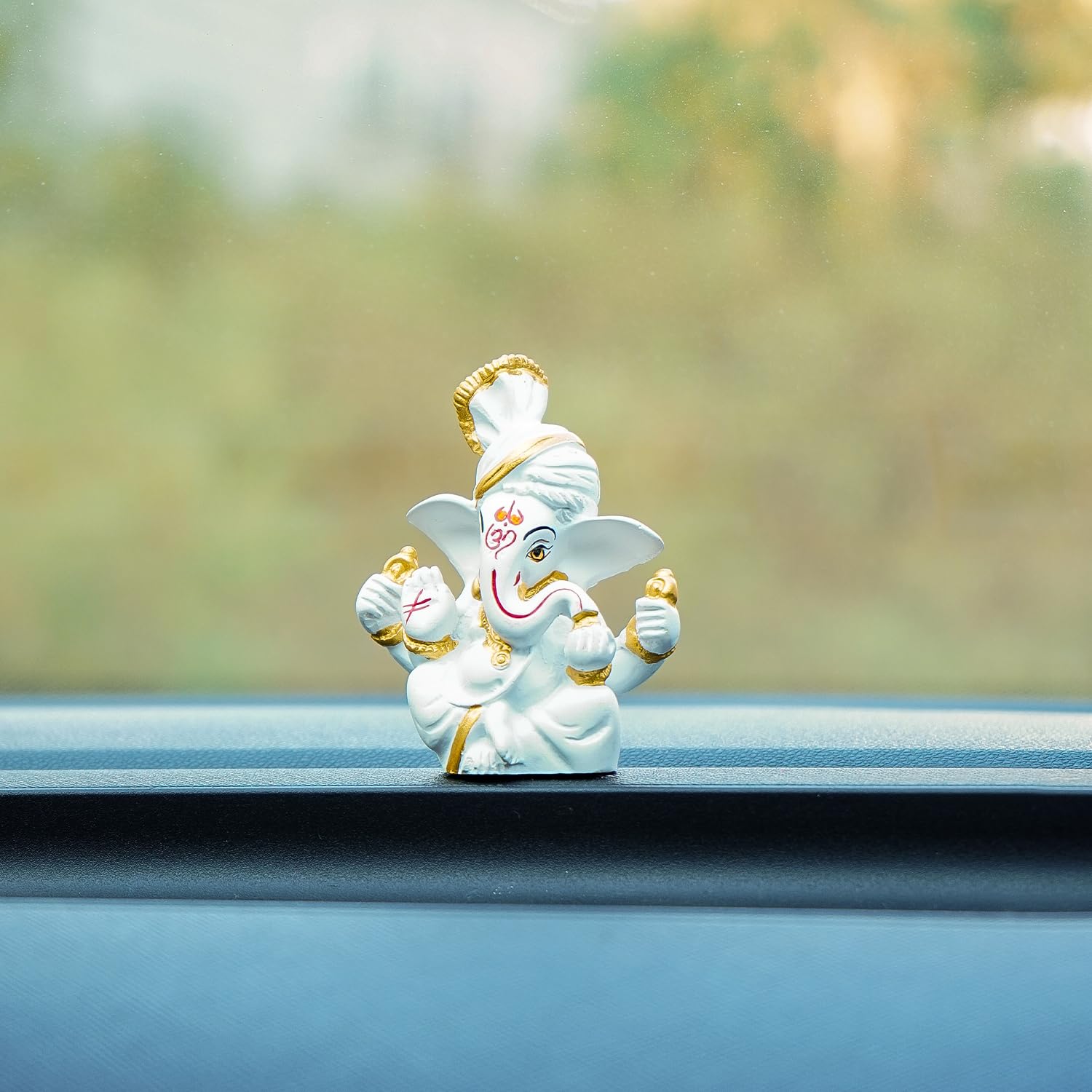 Ekhasa Ganesh Idol For Car Dashboard | Ganpati Idol For Cars | Vinayak Idols For Car Dash Board, Home Decor | Ganapathi Idol For